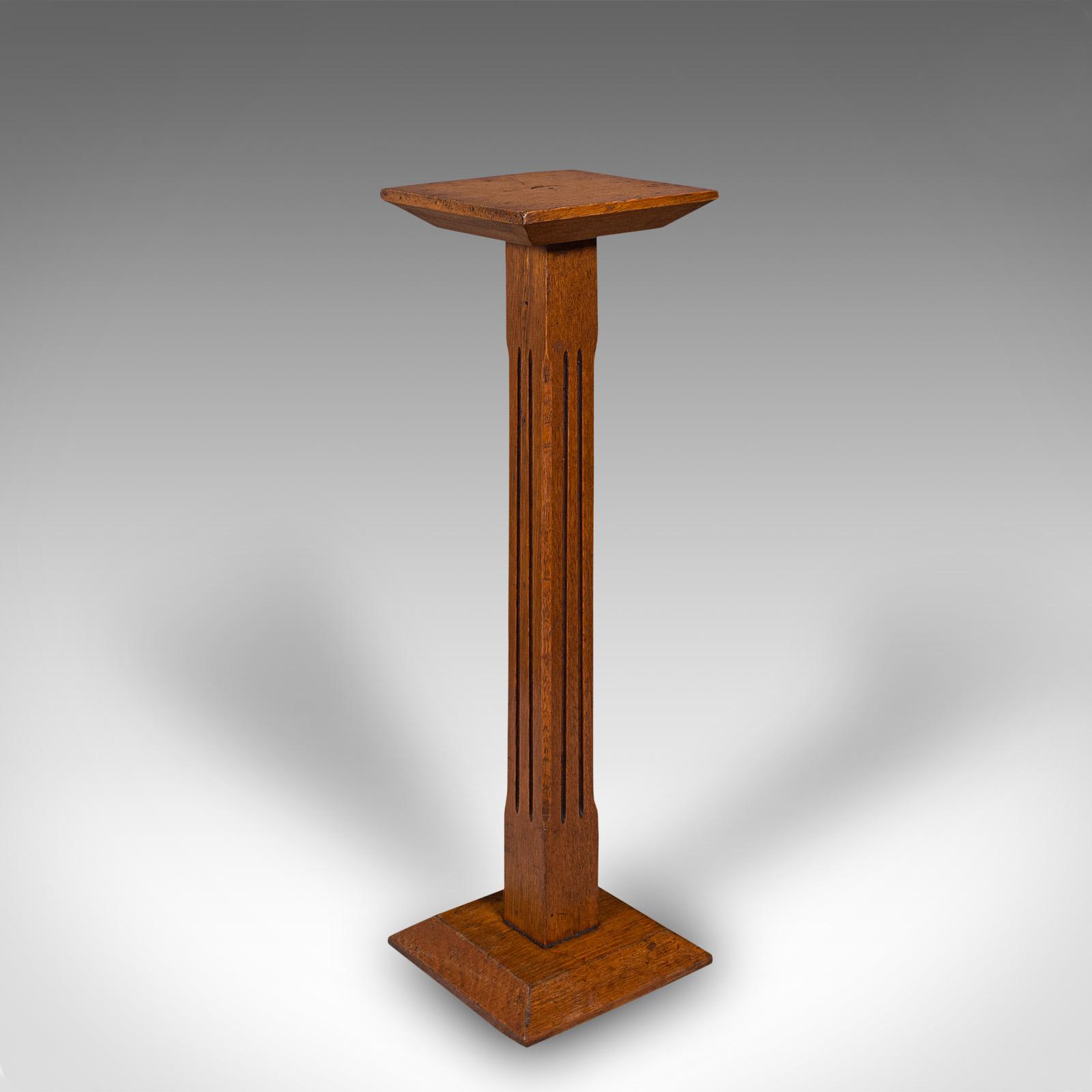 Antique Portrait Bust Stand, English Oak, Jardiniere, Torchere Column, Victorian (1 of 9) Antique Portrait Bust Stand, English Oak, Jardiniere, Torchere Column, Victorian (1 of 9)