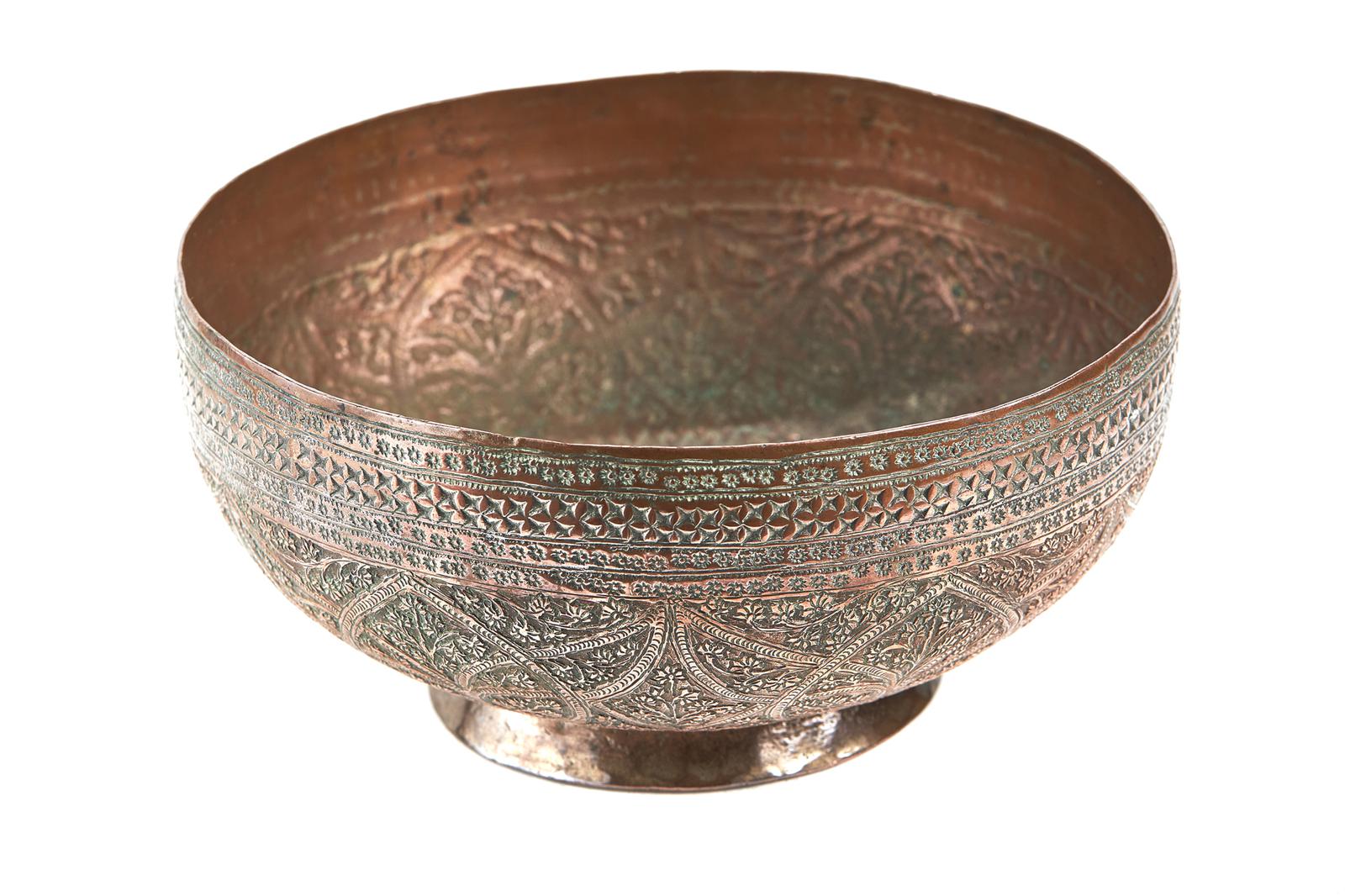 19th Century Indian Copper Bowl (1 of 6)