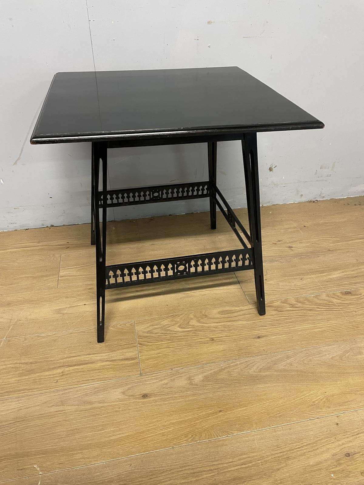 Aesthetic Movement Ebonised Occasional Table (1 of 7)