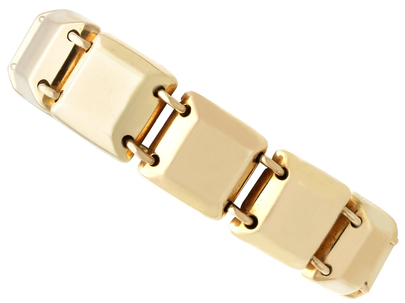 Vintage 18ct Yellow Gold Chaumet Bracelet French c.1940 (1 of 11)