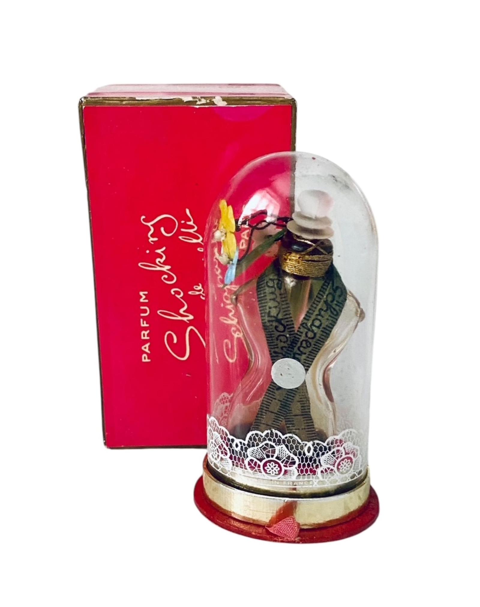 Rare Vintage Schiaparelli Shocking Perfume Bottle: Figural Tailor's Dummy, Glass Dome & Box (1 of 8)