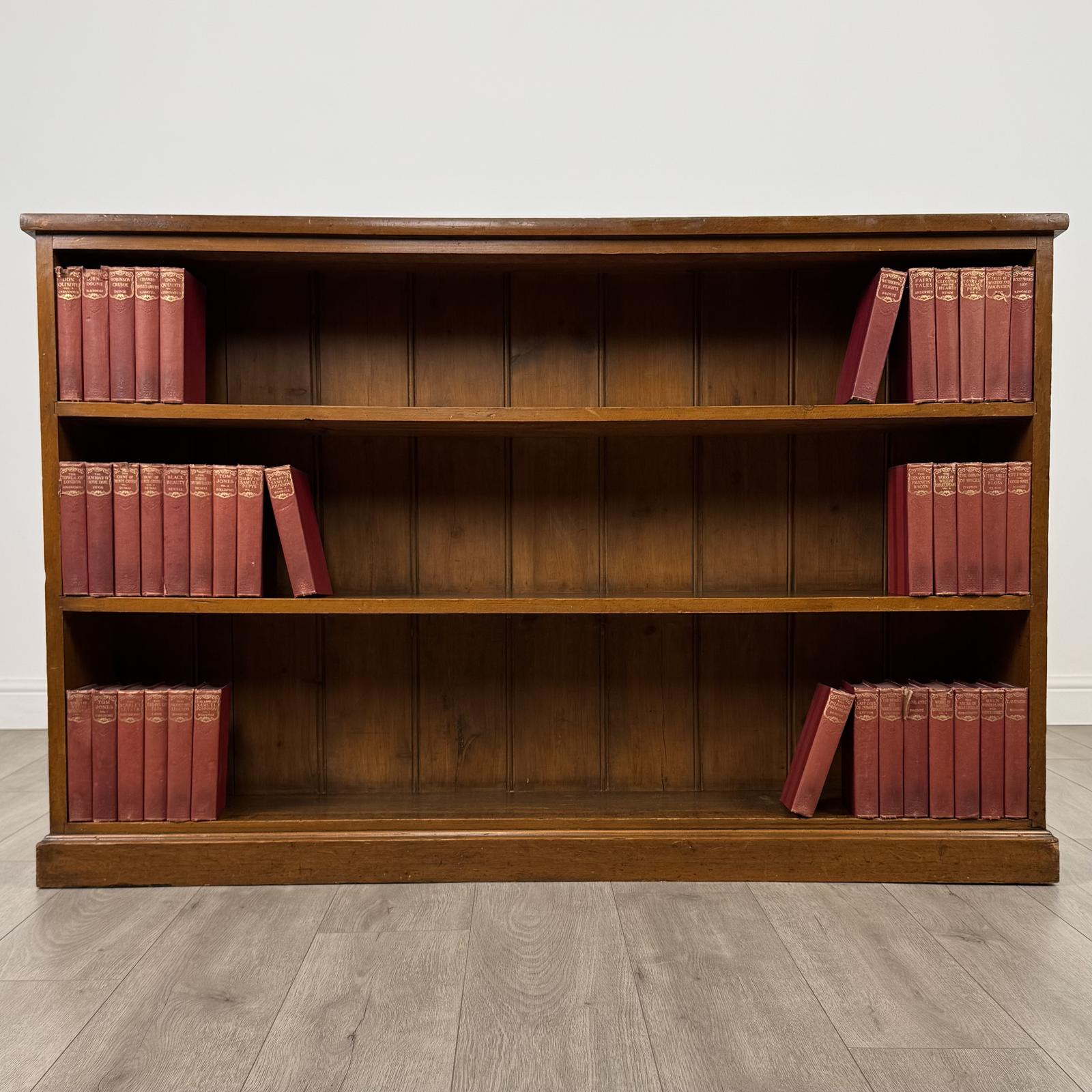 Antique 19th Century Fine Quality Painted Pine Open Bookcase (1 of 10)