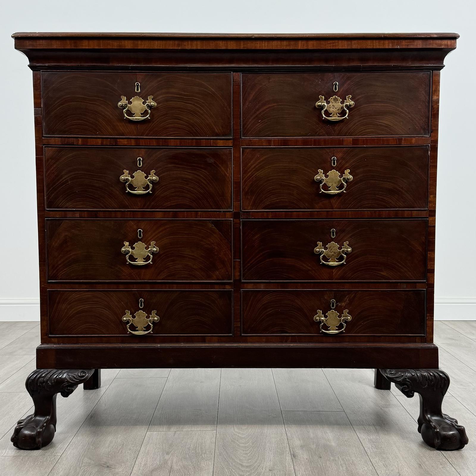 Antique 19th Century Irish Chest Of Drawers In Mahogany (1 of 11)