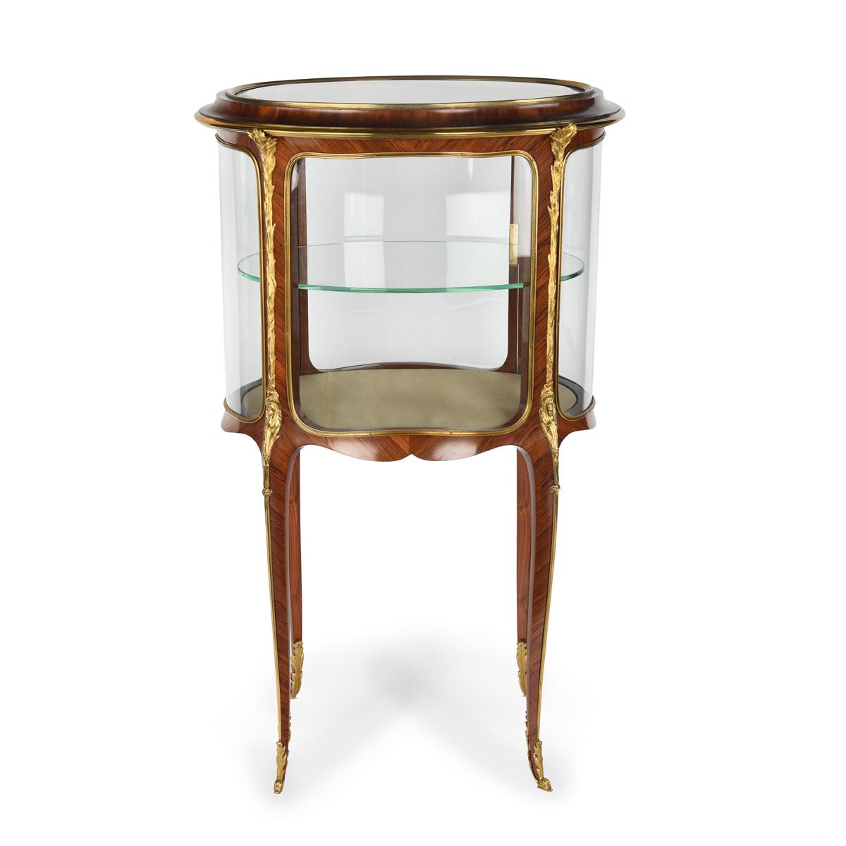Late 19th Century French Kingwood & Ormolu Vitrine or Display Cabinet (1 of 10)