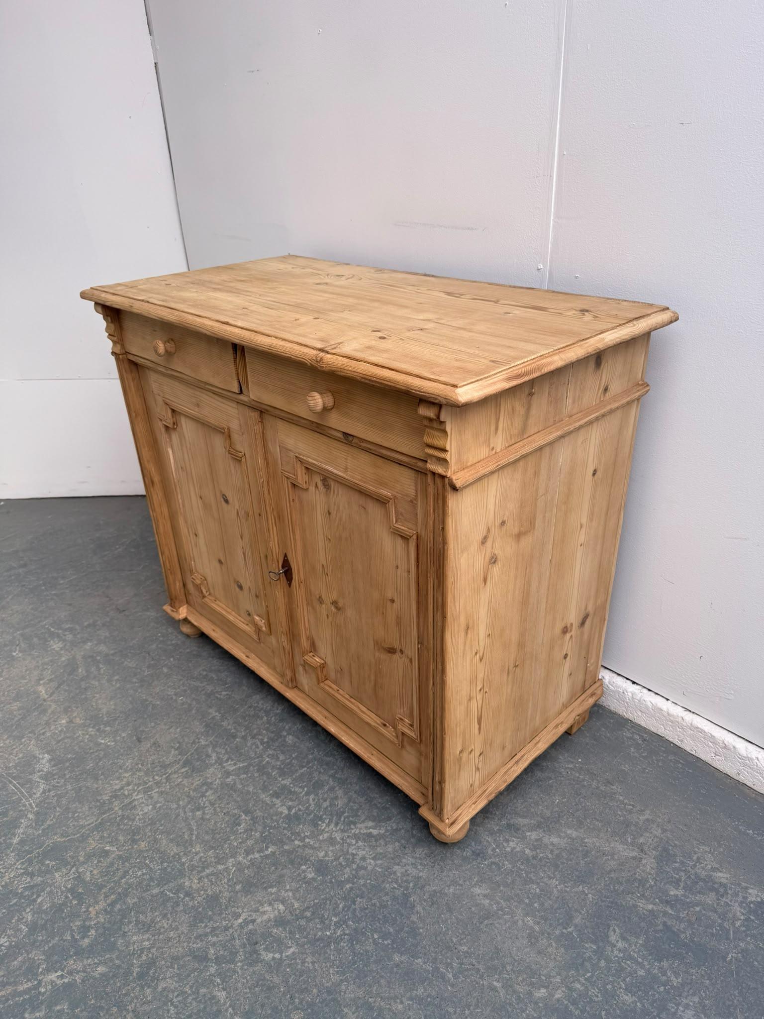 Lovely Georgian Antique Pine 2 Door Kitchen Dresser Base to wax / paint (1 of 10) Lovely Georgian Antique Pine 2 Door Kitchen Dresser Base to wax / paint (1 of 10)