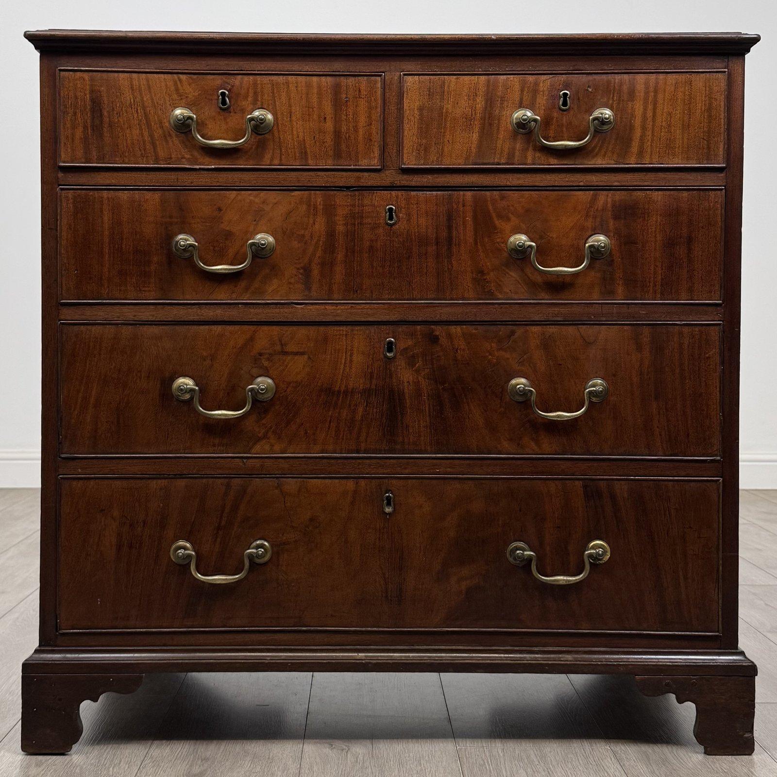 Antique Georgian Mahogany Chest of Drawers | Two Over Three | AF-6676 (1 of 11) Antique Georgian Mahogany Chest of Drawers | Two Over Three | AF-6676 (1 of 11)