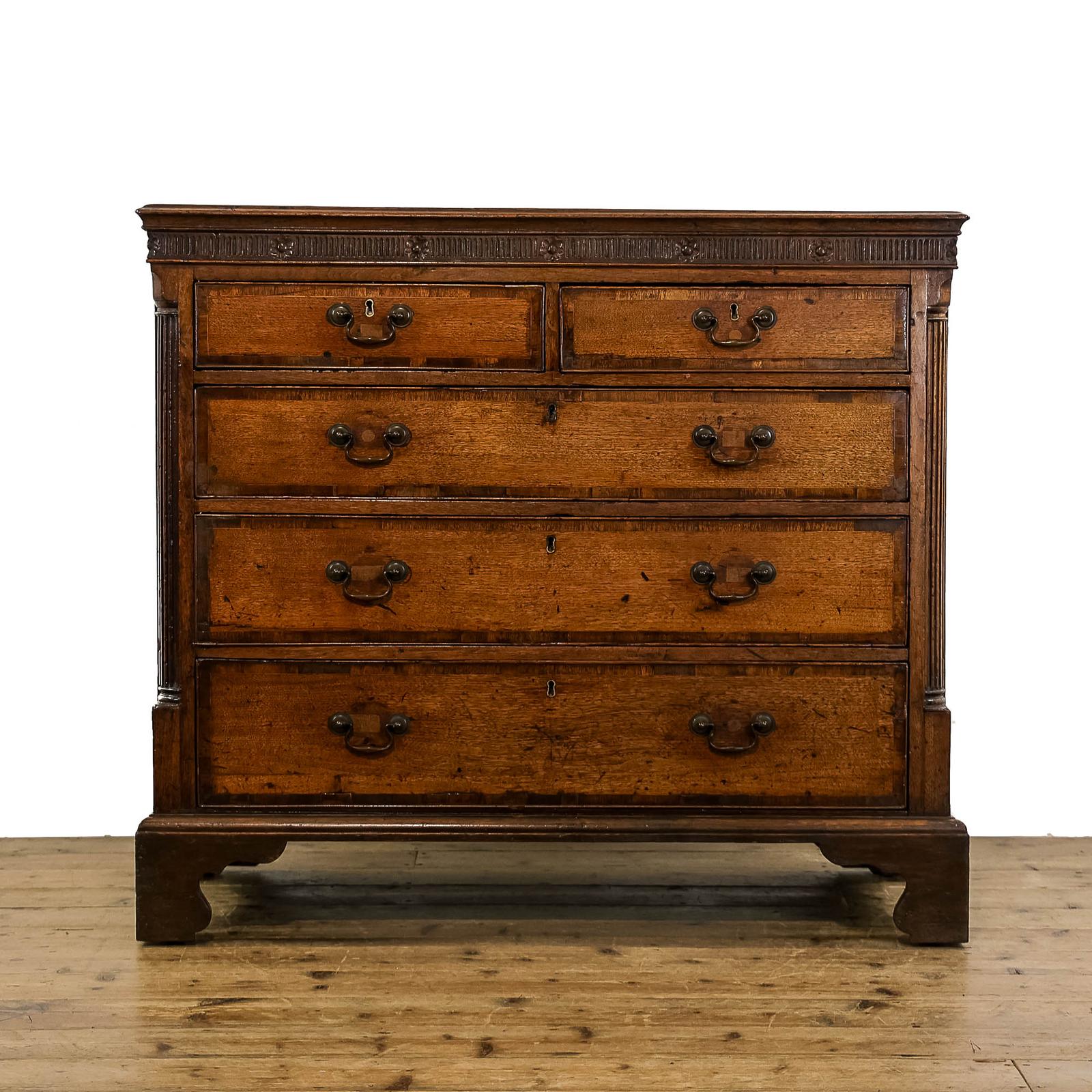 Antique Georgian Oak Chest of Drawers (1 of 8) Antique Georgian Oak Chest of Drawers (1 of 8)