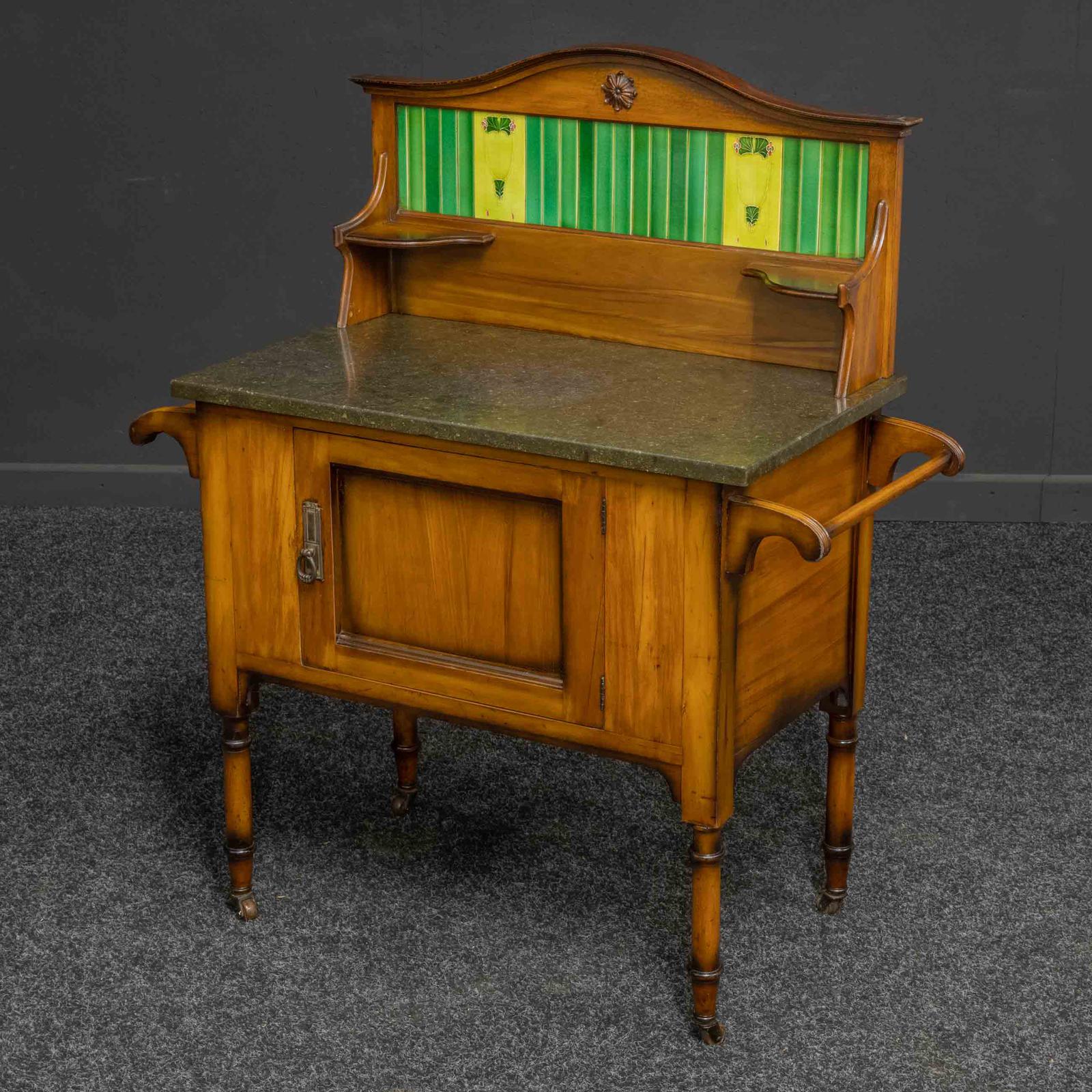 Edwardian Washstand with Black Marble Top (1 of 10)