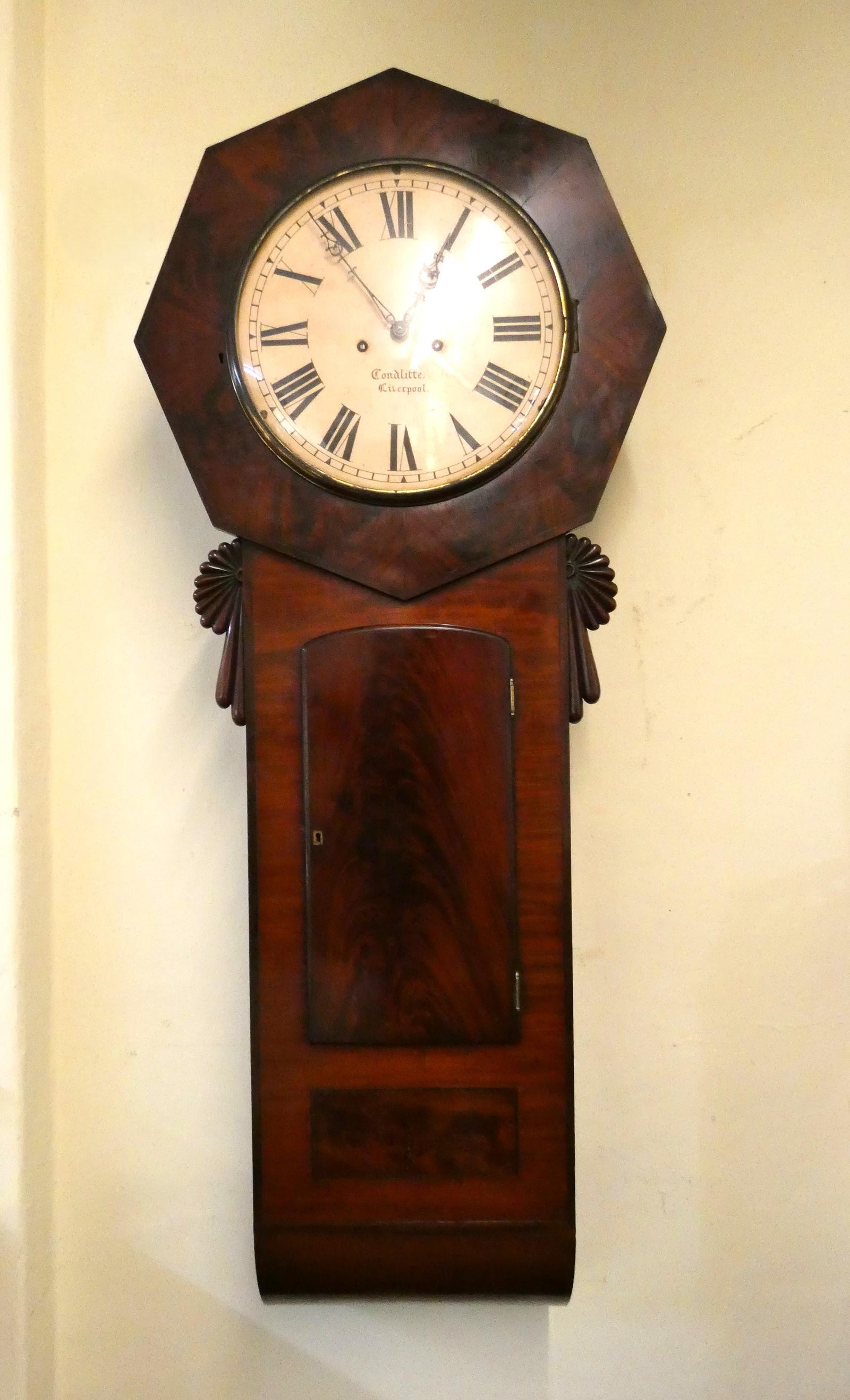 Mahogany Tavern Clock / Wall Clock (1 of 10) Mahogany Tavern Clock / Wall Clock (1 of 10)
