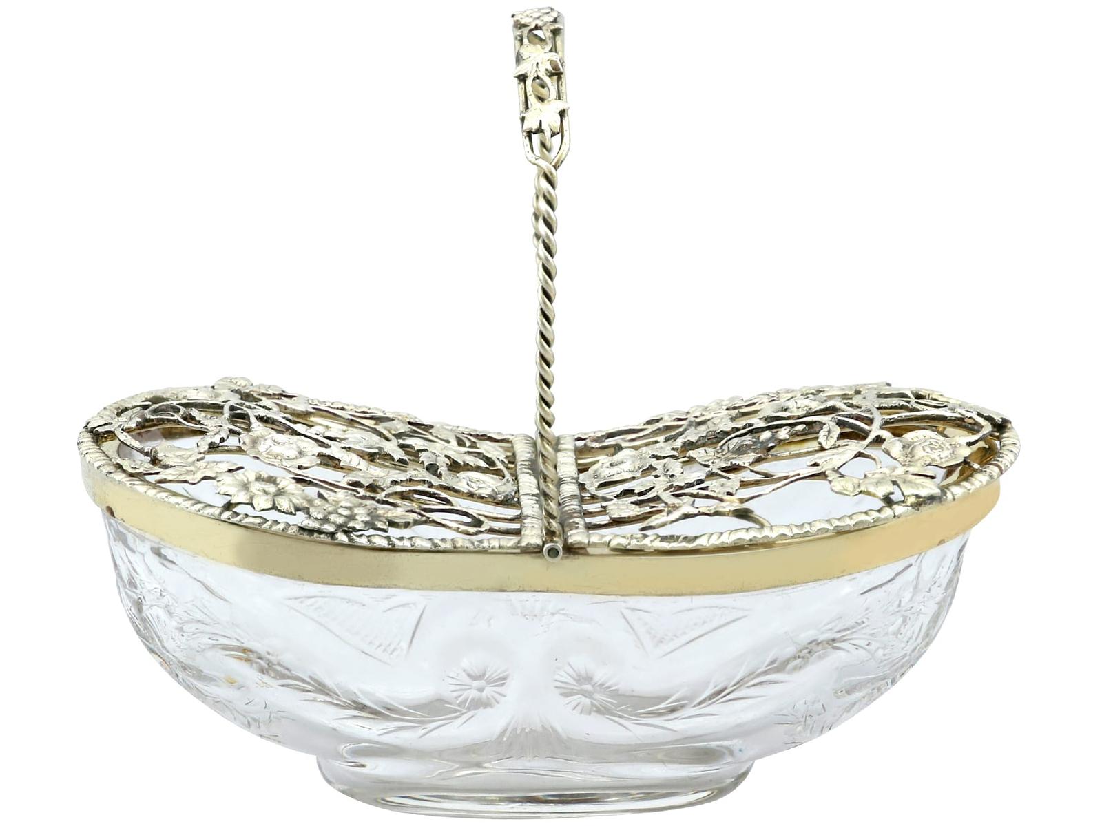 Edwardian Sterling Silver Potpourri Basket (1908) (1 of 16)