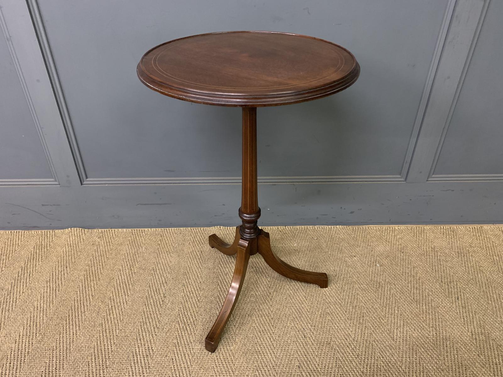 Edwardian Inlaid Mahogany Wine Table (1 of 10)