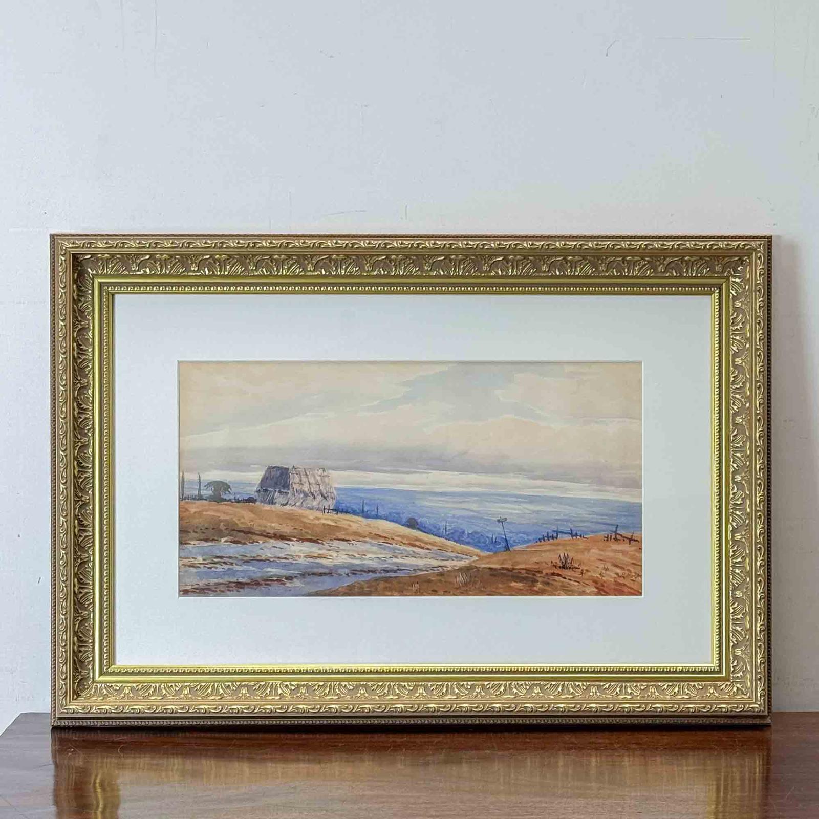 Vintage Watercolour Landscape Painting by Edwin Earp (1 of 9) Vintage Watercolour Landscape Painting by Edwin Earp (1 of 9)