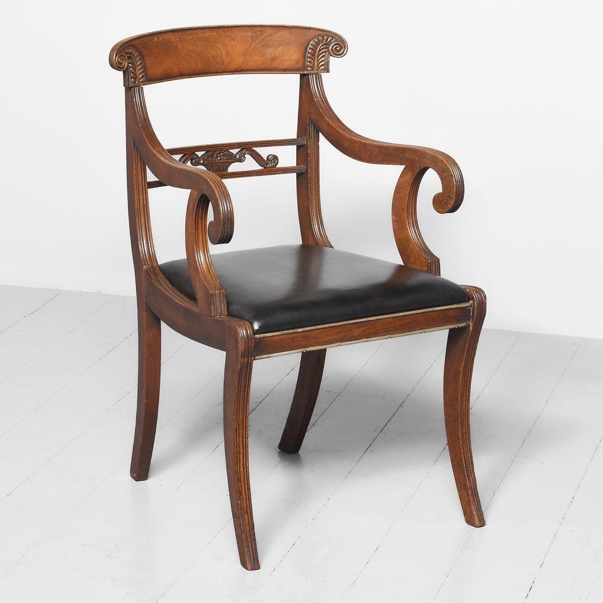 Regency Mahogany Armchair (1 of 7)