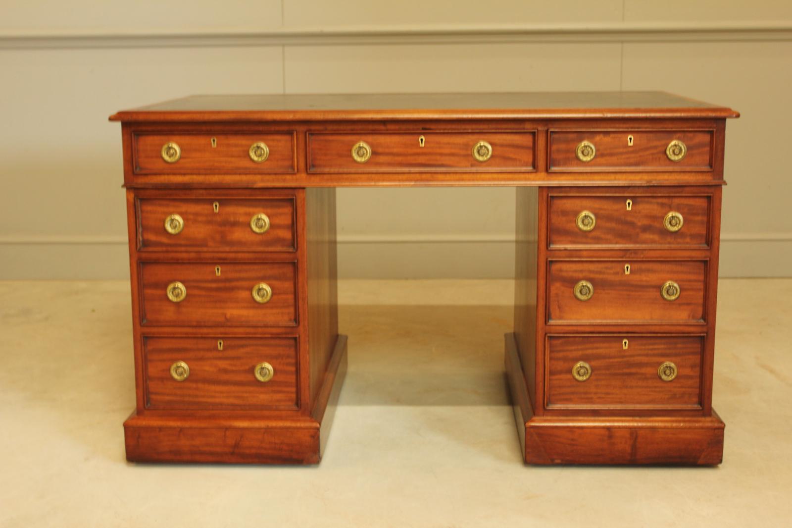A Victorian Mahogany Writing Desk (1 of 12)