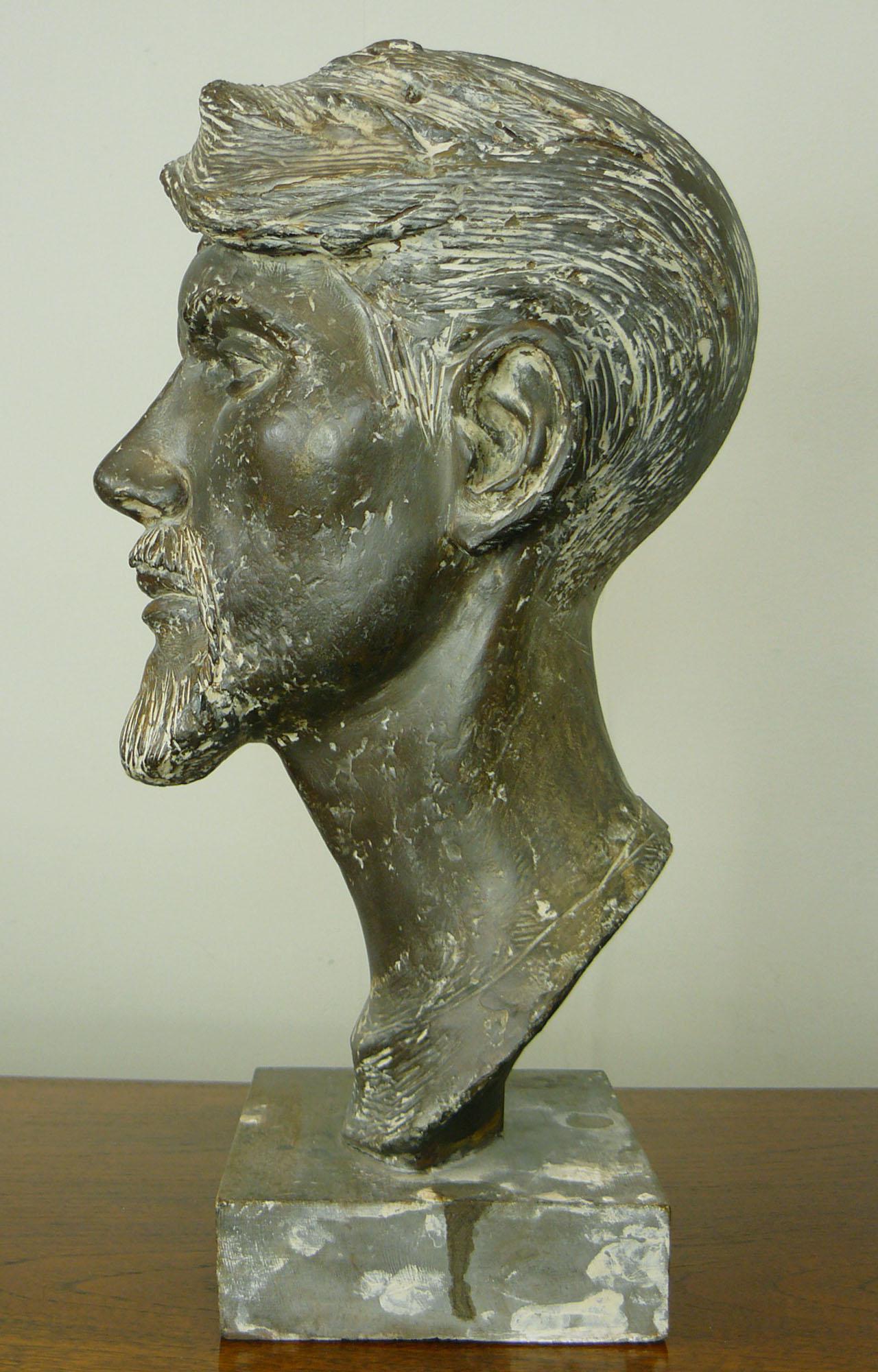 Bust of Mr Albert Pountney by Mary Milner Dickens (1 of 9)