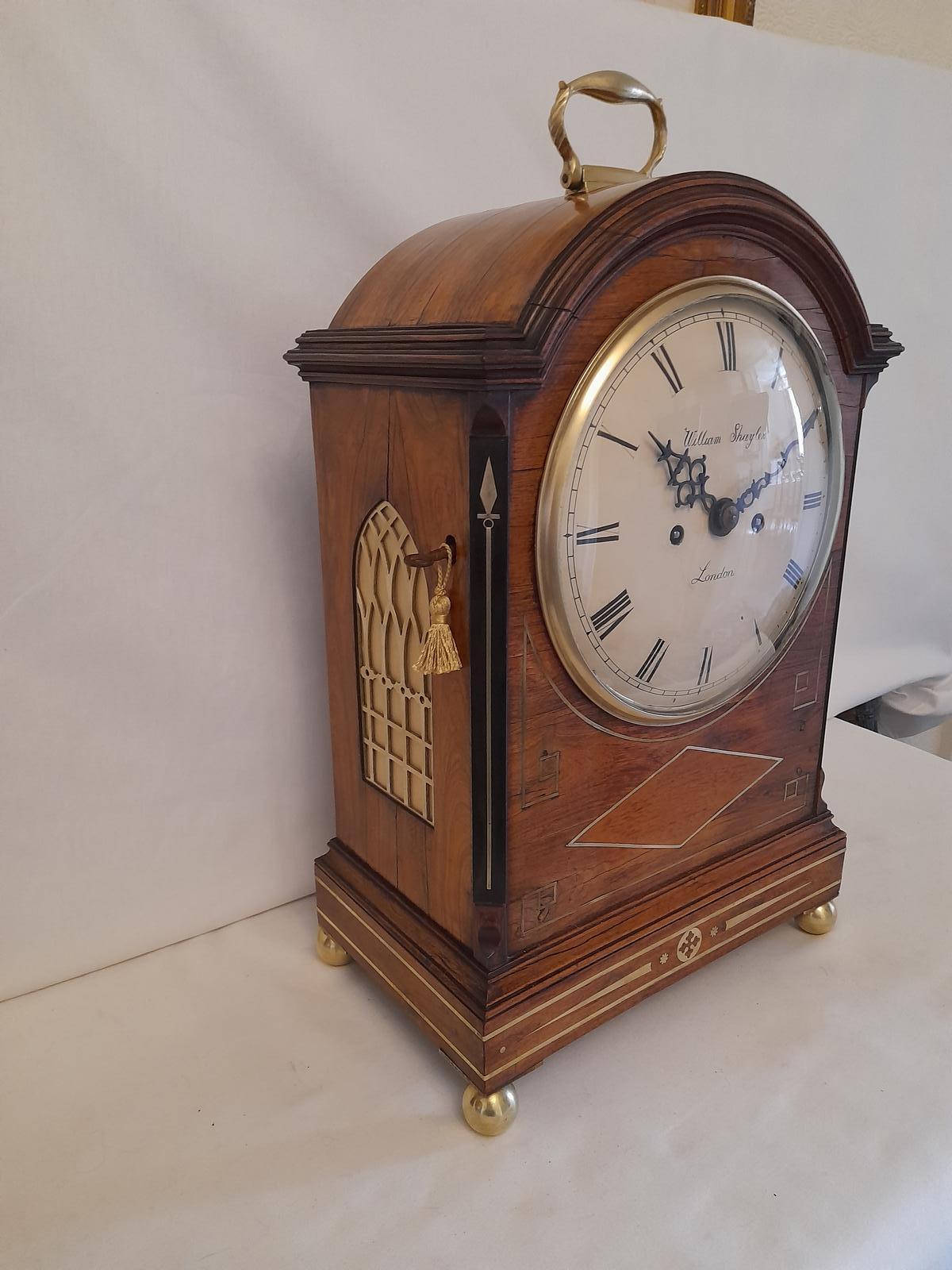 Superior Rosewood London Bracket Clock (1 of 11)