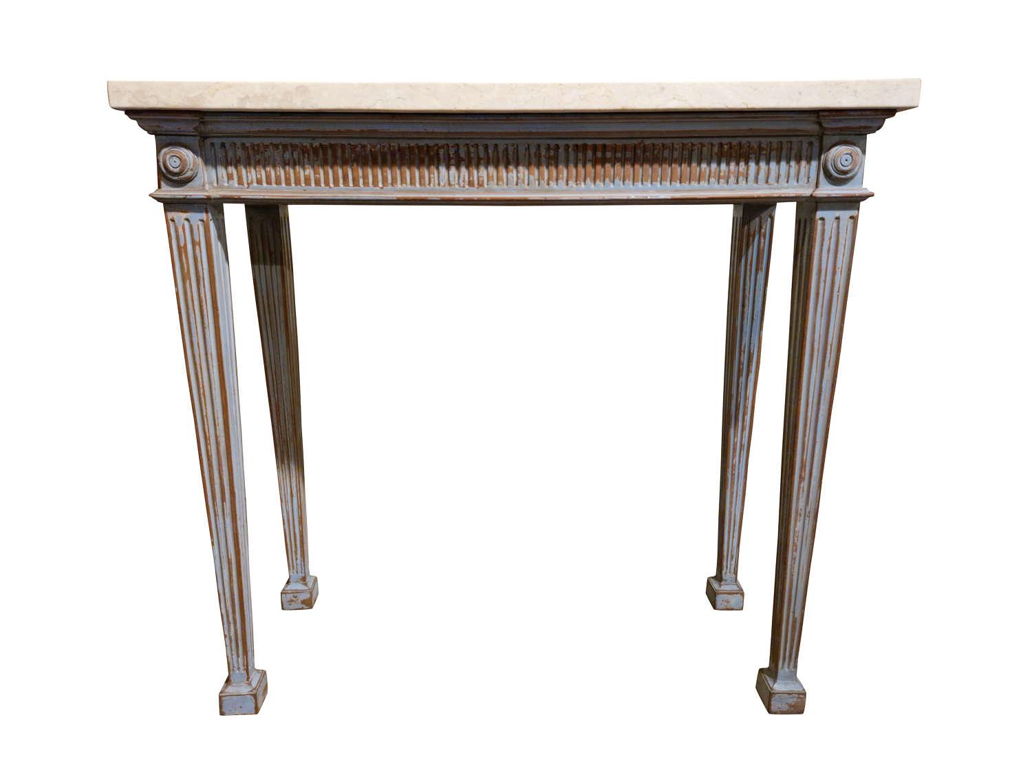 Marble Top Console Table (1 of 4) Marble Top Console Table (1 of 4)