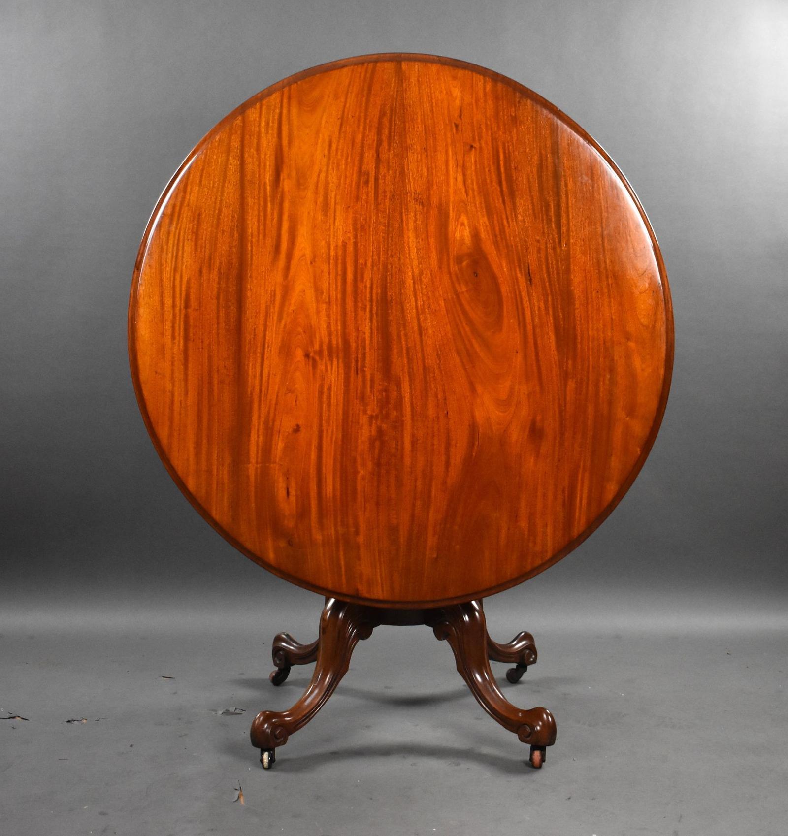 Victorian Mahogany Circular Breakfast Table (1 of 5)
