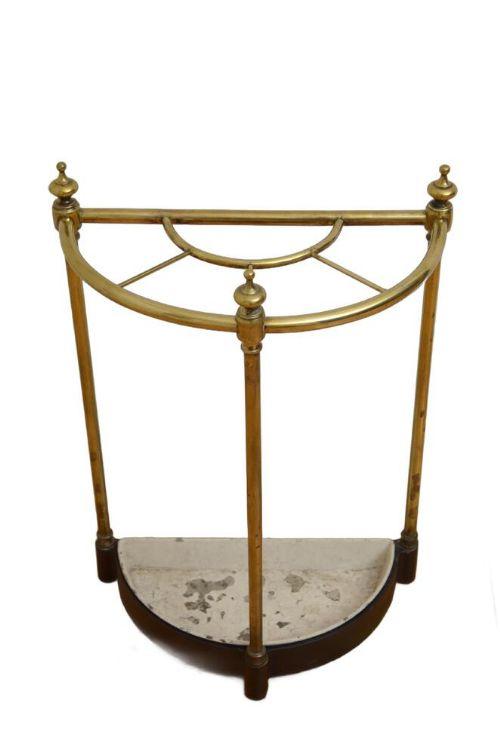Victorian Brass Umbrella Stand, Half Moon Design (1 of 4) Victorian Brass Umbrella Stand, Half Moon Design (1 of 4)