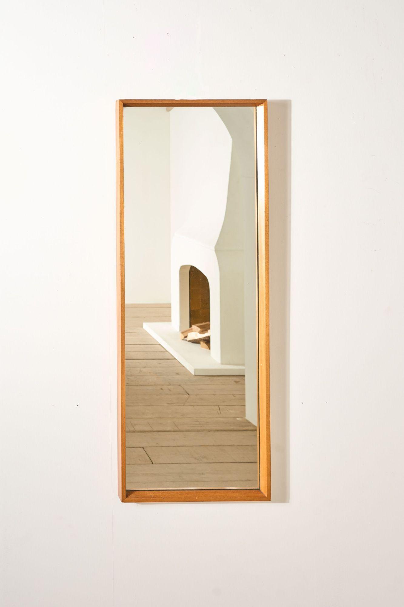 Mid Century Solid Teak Danish Wall Mirror (1 of 6) Mid Century Solid Teak Danish Wall Mirror (1 of 6)