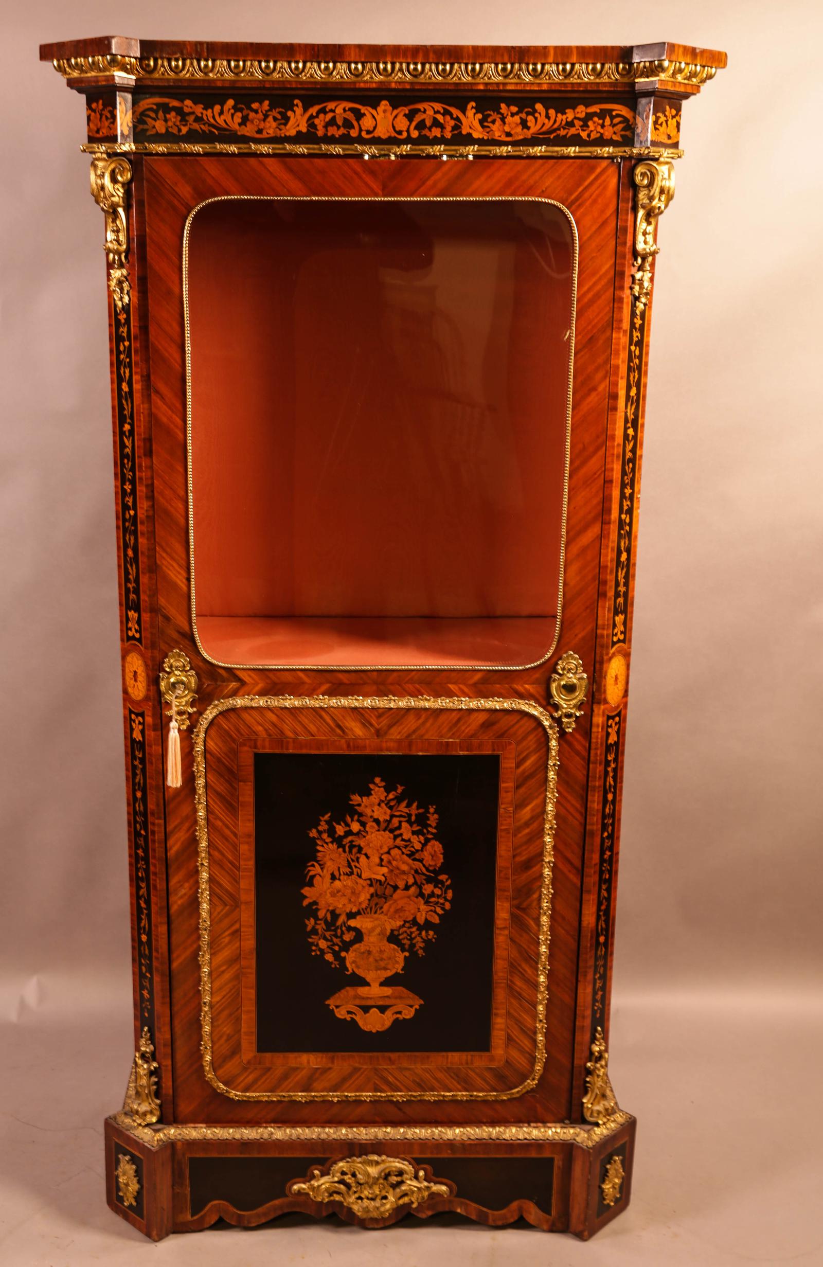 Superb French Display Cabinet Kingwood & Ebony (1 of 12) Superb French Display Cabinet Kingwood & Ebony (1 of 12)