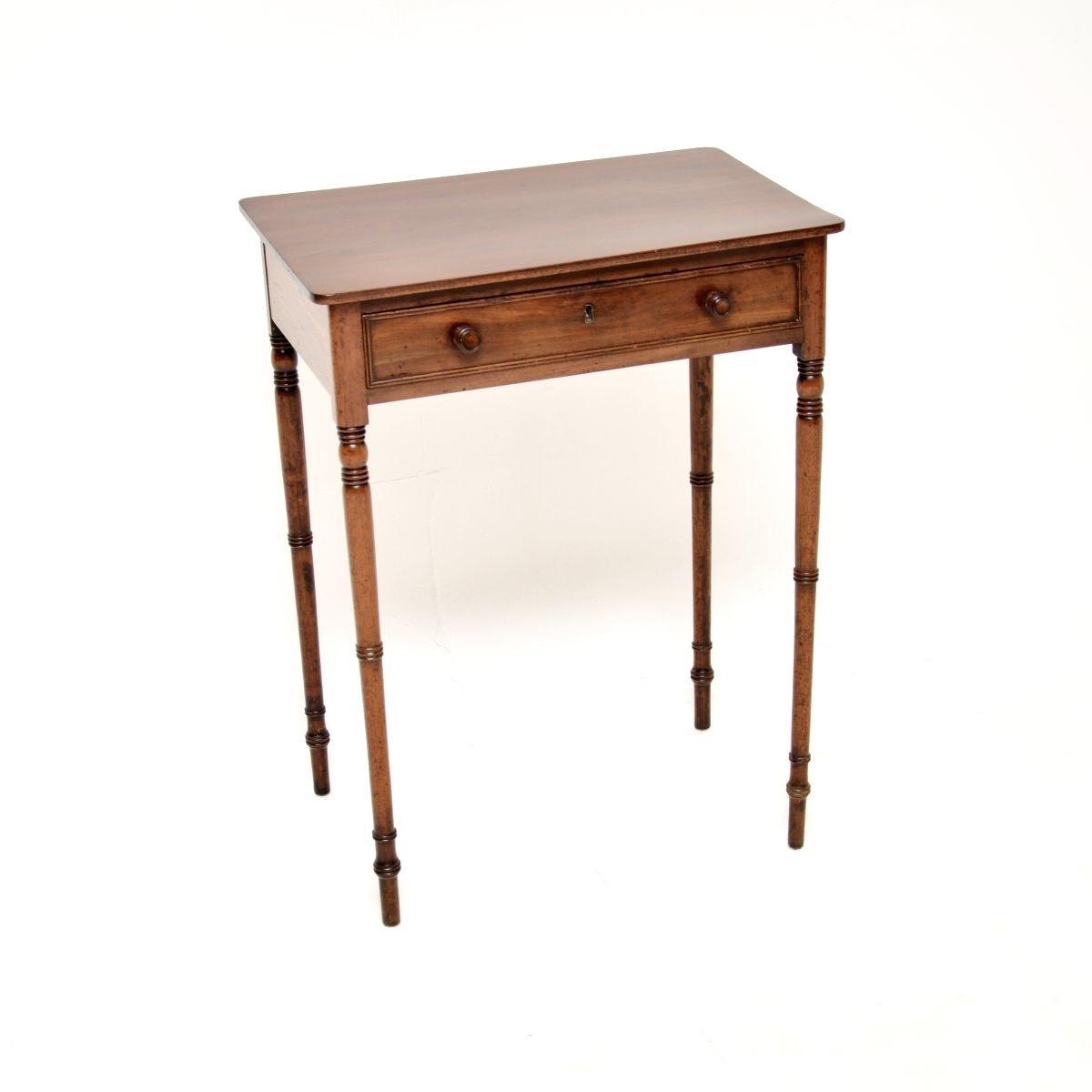 Antique Georgian Period Mahogany Side Table (1 of 10) Antique Georgian Period Mahogany Side Table (1 of 10)