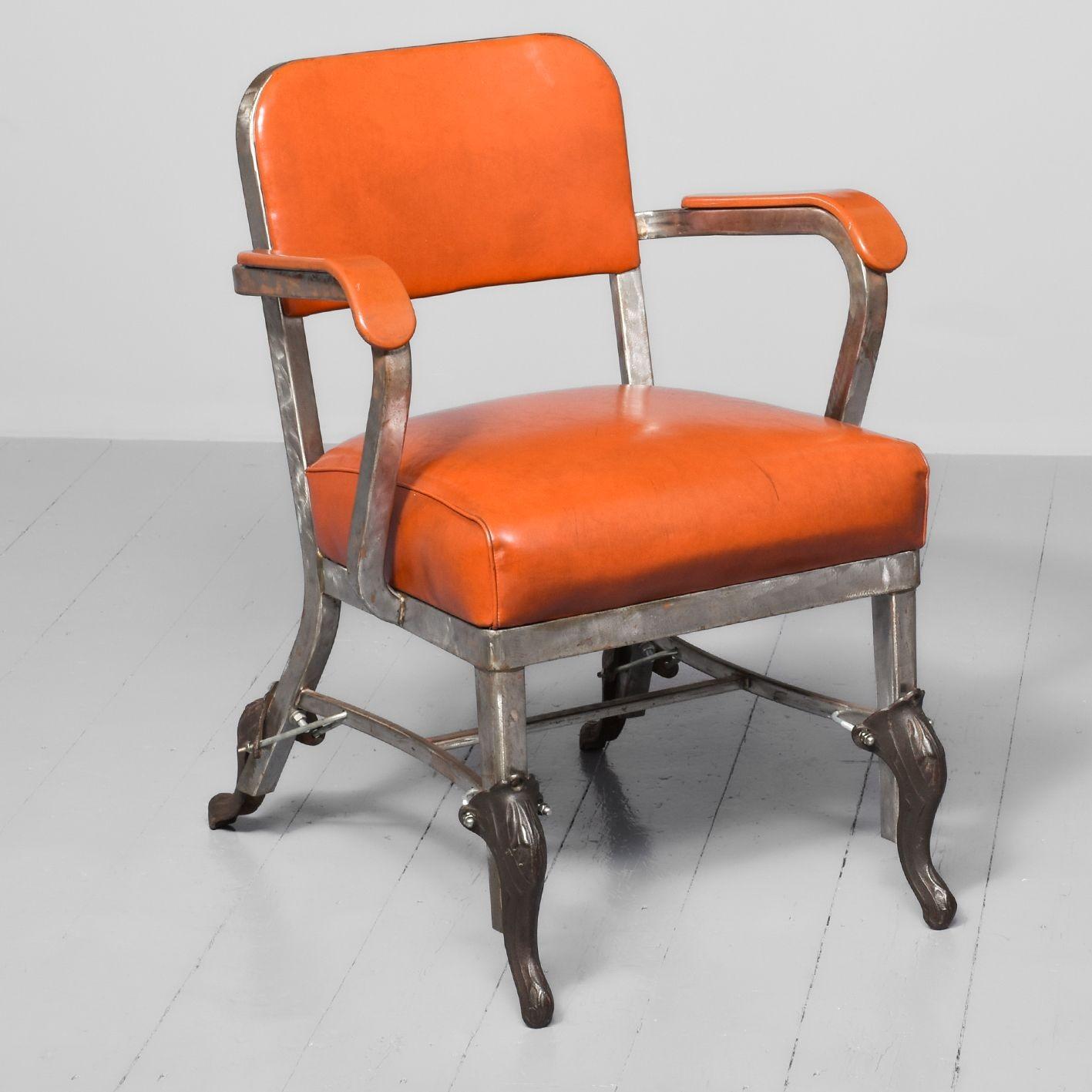 Industrial Steel Desk Chair (1 of 10)