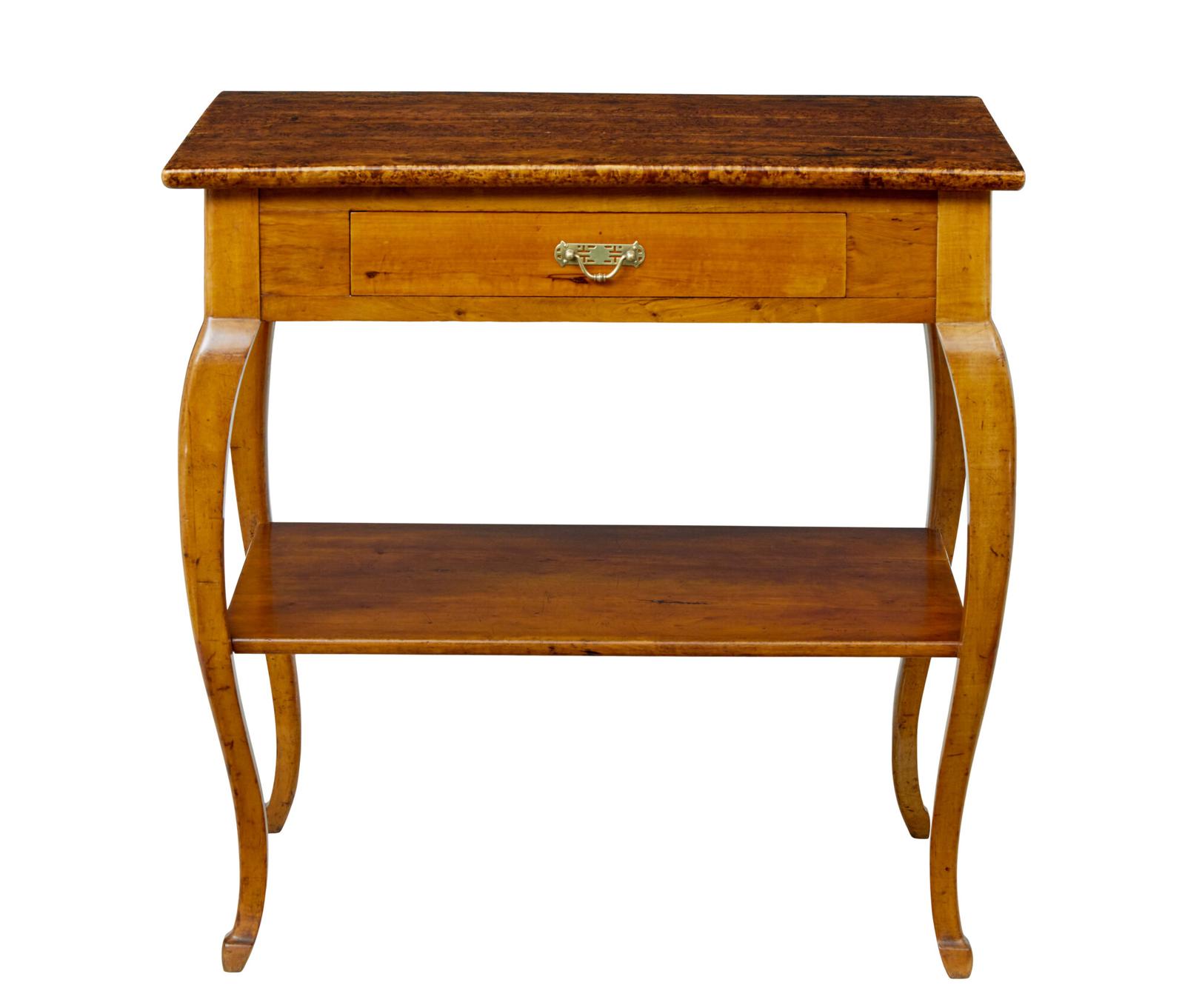 19th Century Fruitwood & Alder Occasional Table (1 of 8)