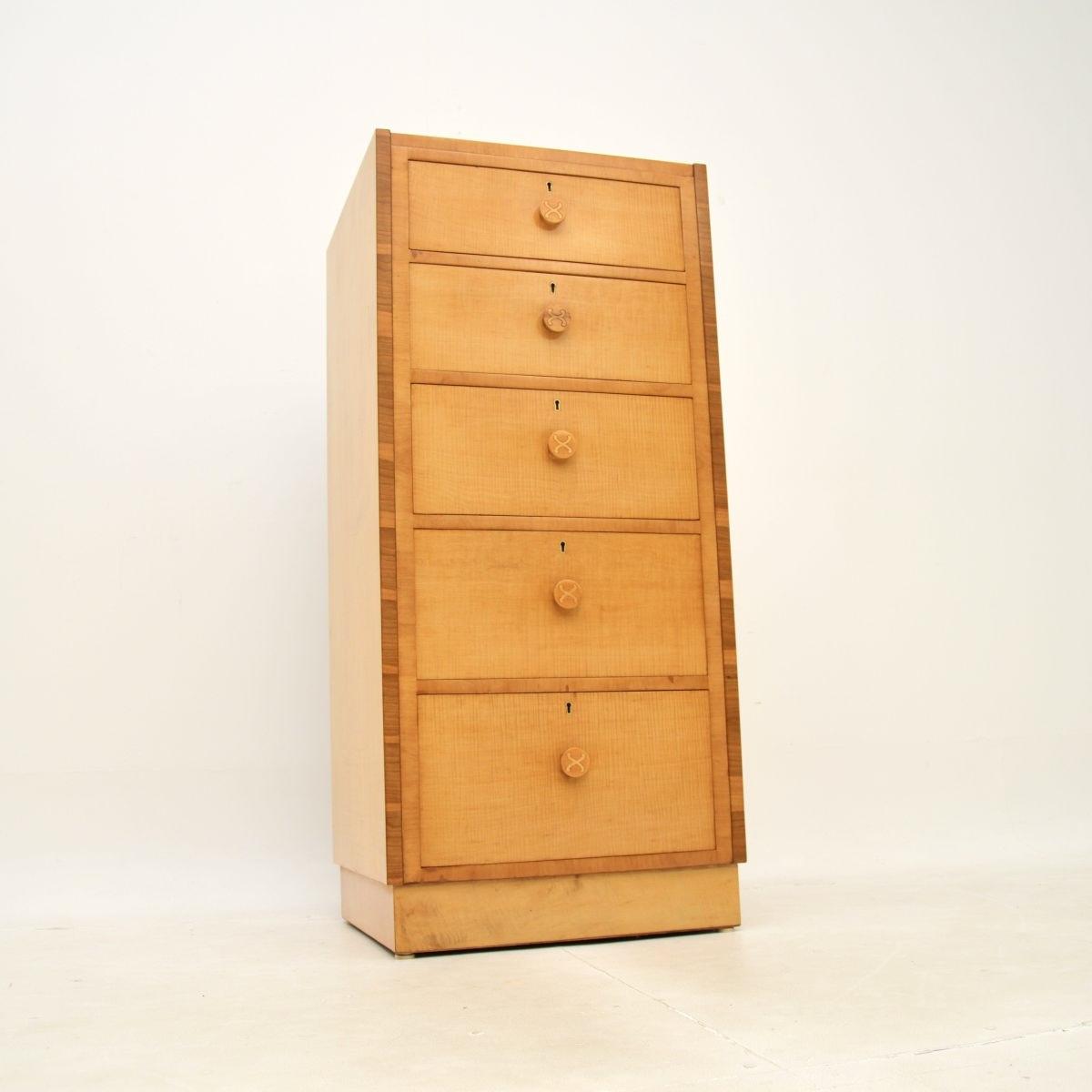 Art Deco Sycamore Chest of Drawers by Hille (1 of 10) Art Deco Sycamore Chest of Drawers by Hille (1 of 10)