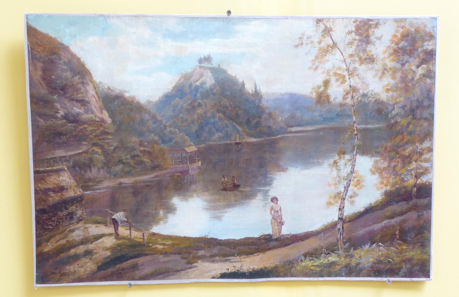 Pair of Oil Paintings by Theodore Hines (1 of 2) Pair of Oil Paintings by Theodore Hines (1 of 2)