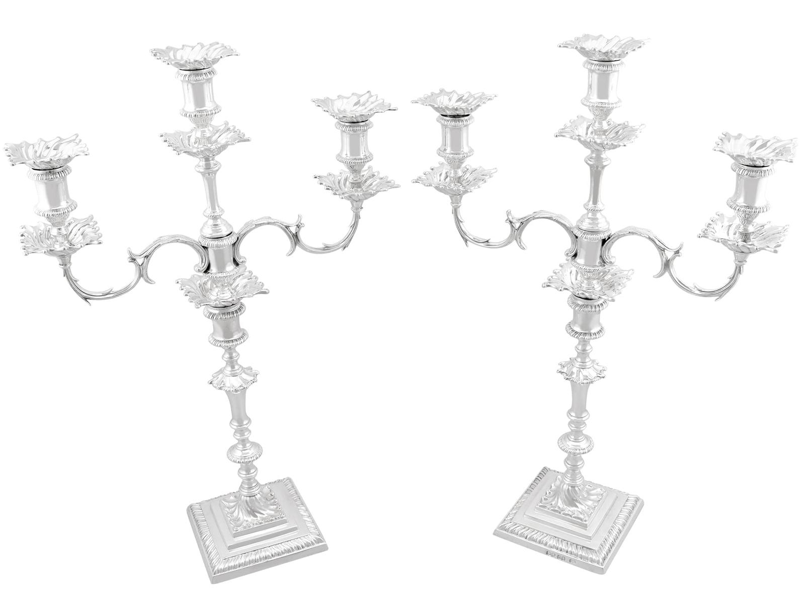 Antique Sterling Silver Candelabra (1 of 18)