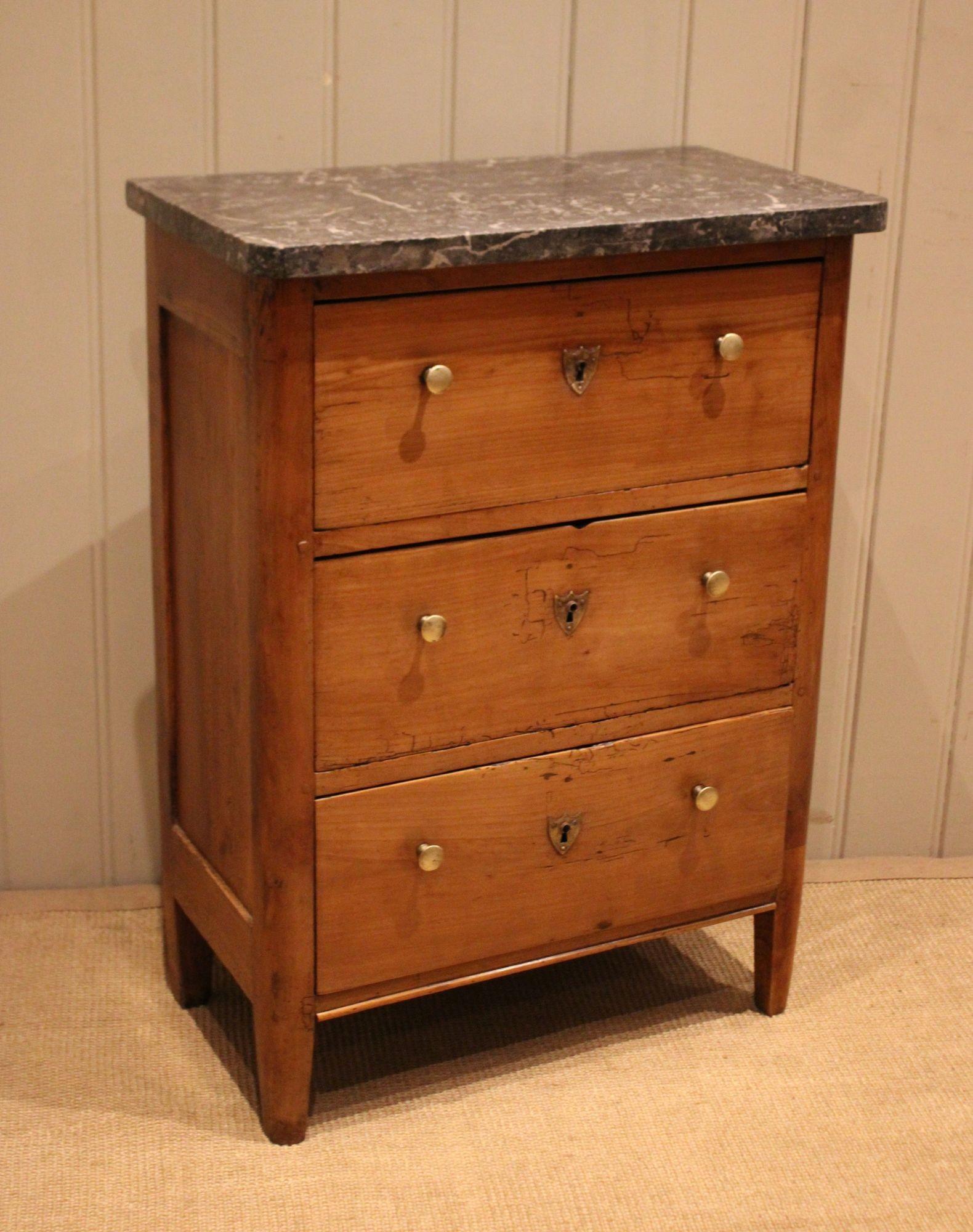 Small Proportioned French Cherry Wood Chest Of Drawers (1 of 13) Small Proportioned French Cherry Wood Chest Of Drawers (1 of 13)