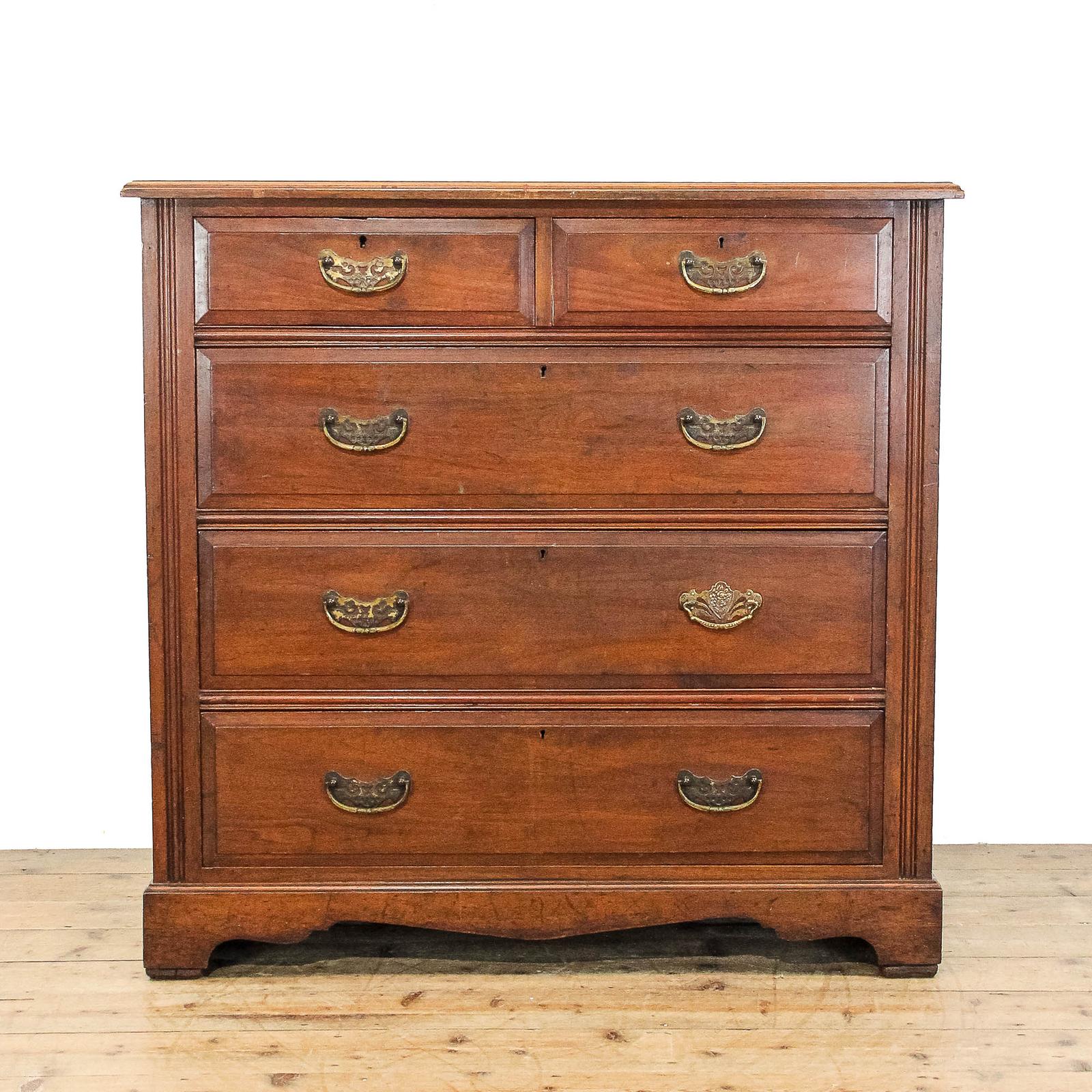 Antique Edwardian Mahogany Chest of Drawers (1 of 10)