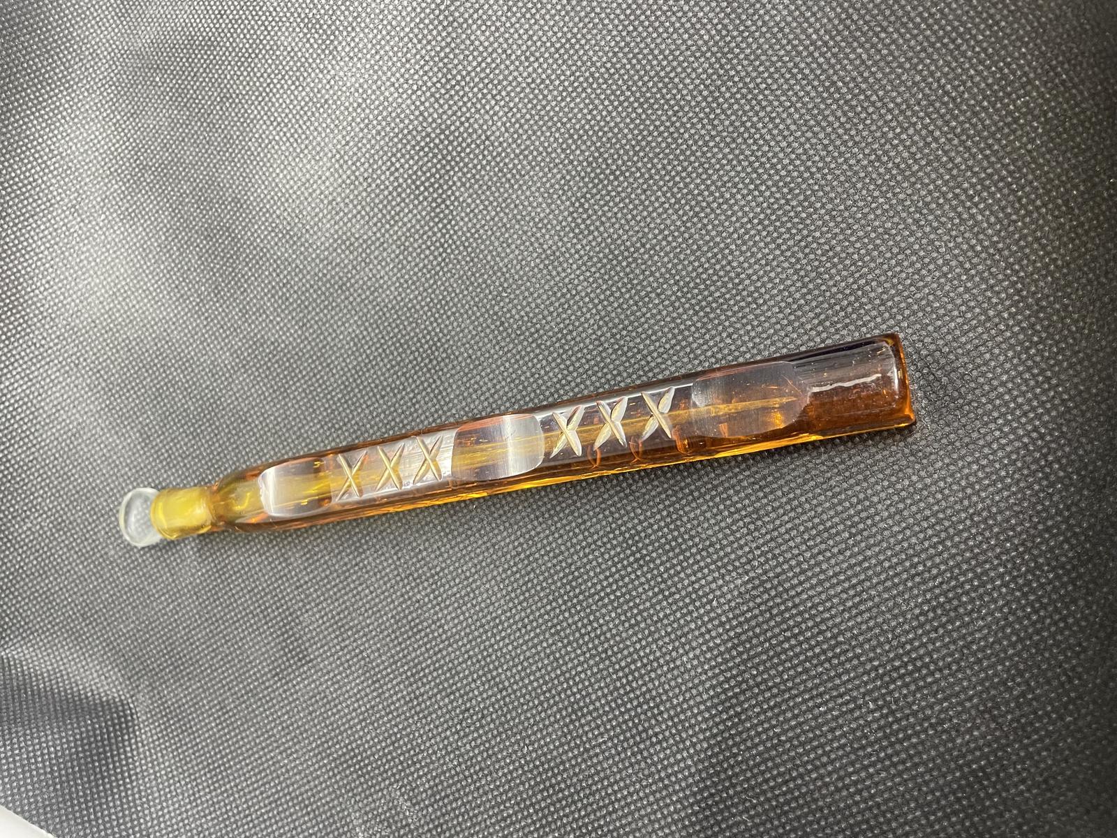Rare Victorian Oxford & Lavender Amber Gilt Scent Perfume Bottle (1 of 7) Rare Victorian Oxford & Lavender Amber Gilt Scent Perfume Bottle (1 of 7)
