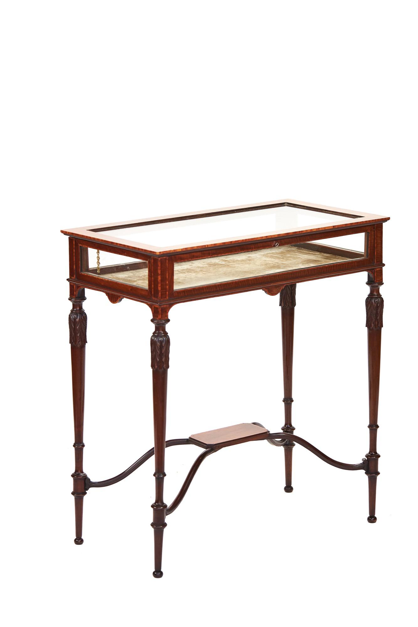 Mahogany Inlaid Bijouterie Cabinet in the Hepplewhite Manner (1 of 4) Mahogany Inlaid Bijouterie Cabinet in the Hepplewhite Manner (1 of 4)