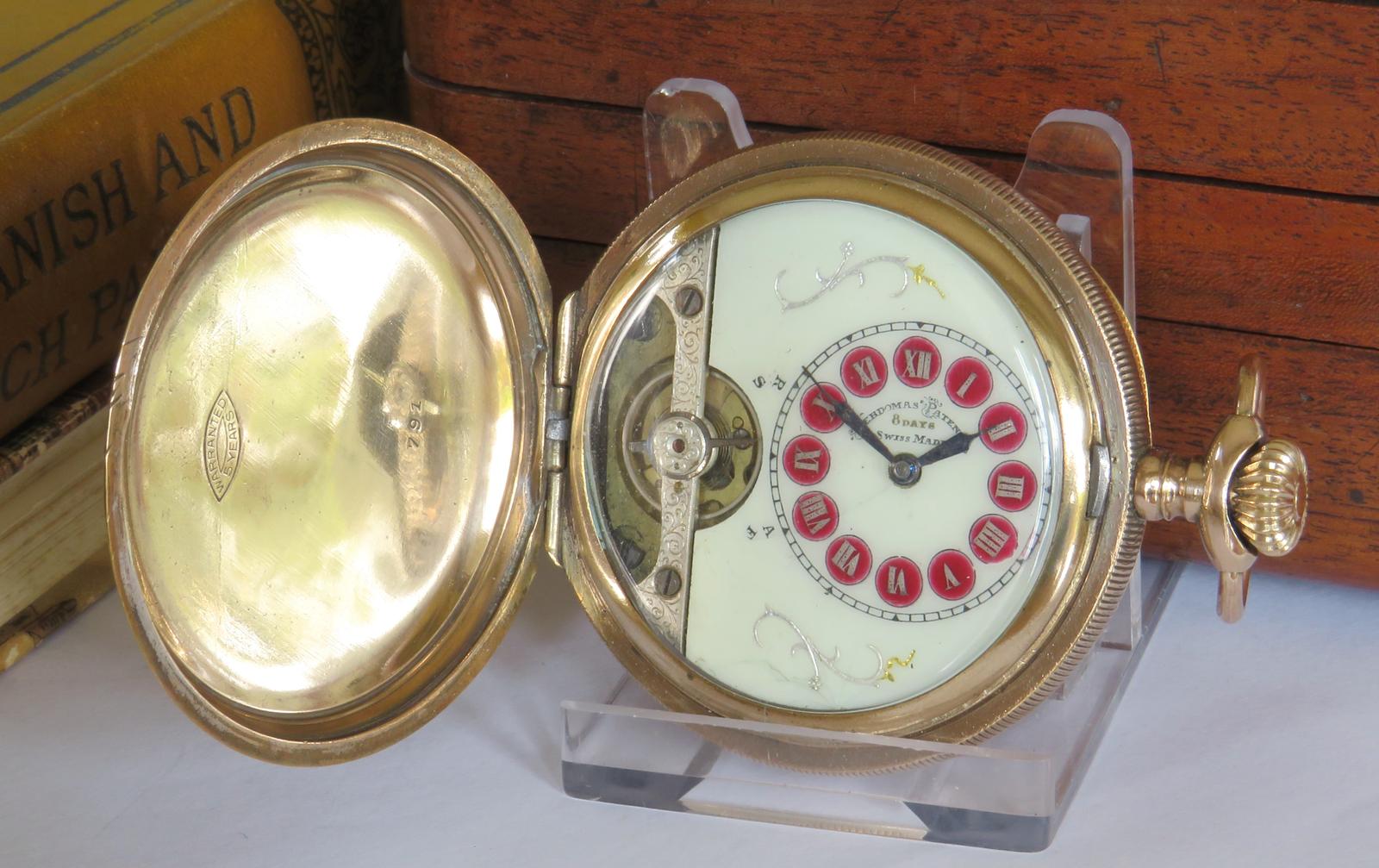 Pocket Watch: Antique Hebdomas Patent Full Hunter Pocket Watch (1 of 6) Pocket Watch: Antique Hebdomas Patent Full Hunter Pocket Watch (1 of 6)