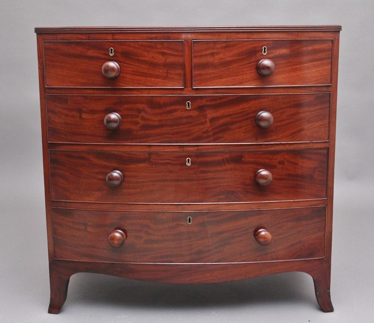 19th Century Mahogany Chest of Drawers from the Regency Period (1 of 10) 19th Century Mahogany Chest of Drawers from the Regency Period (1 of 10)