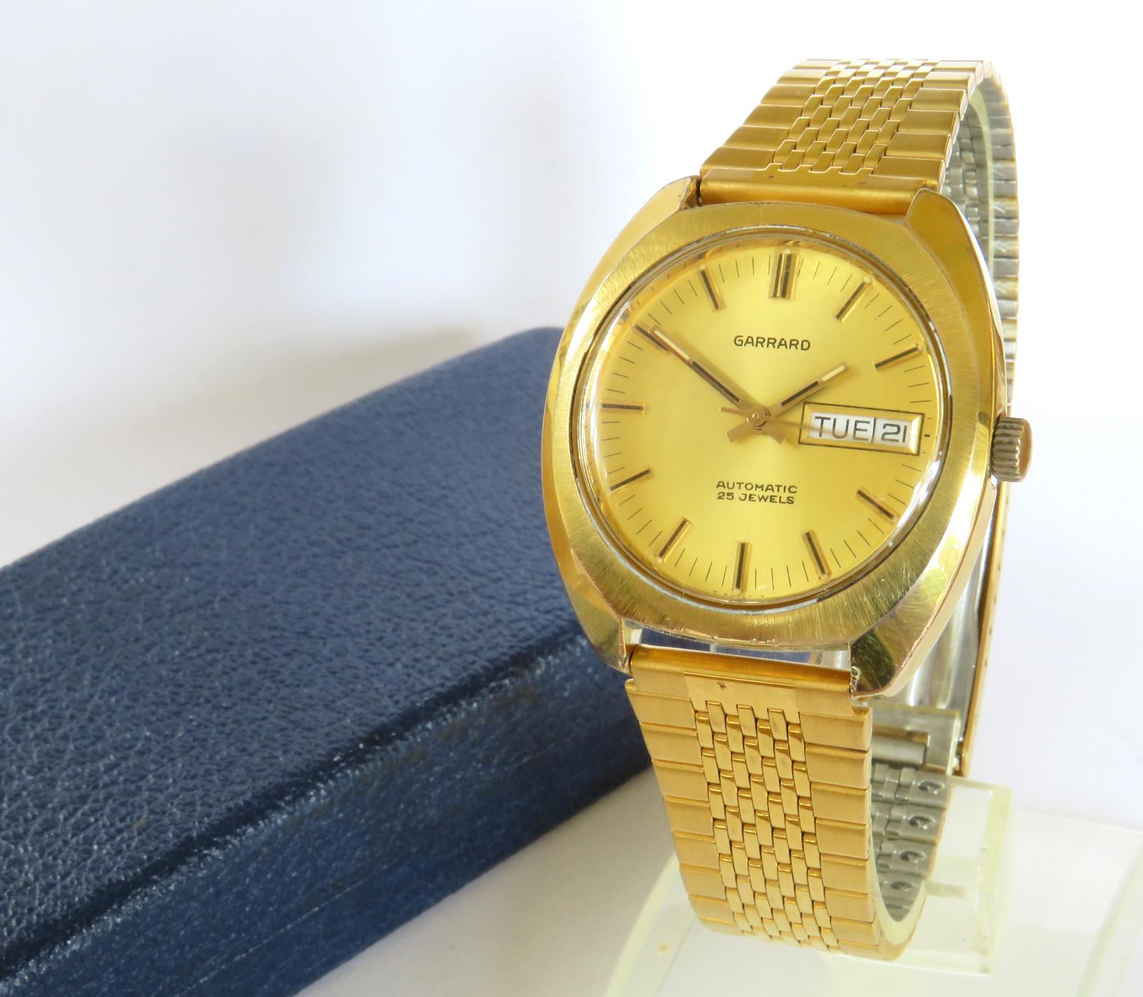 Watch : Gents 1970s Garrard Automatic Wrist Watch (1 of 5)