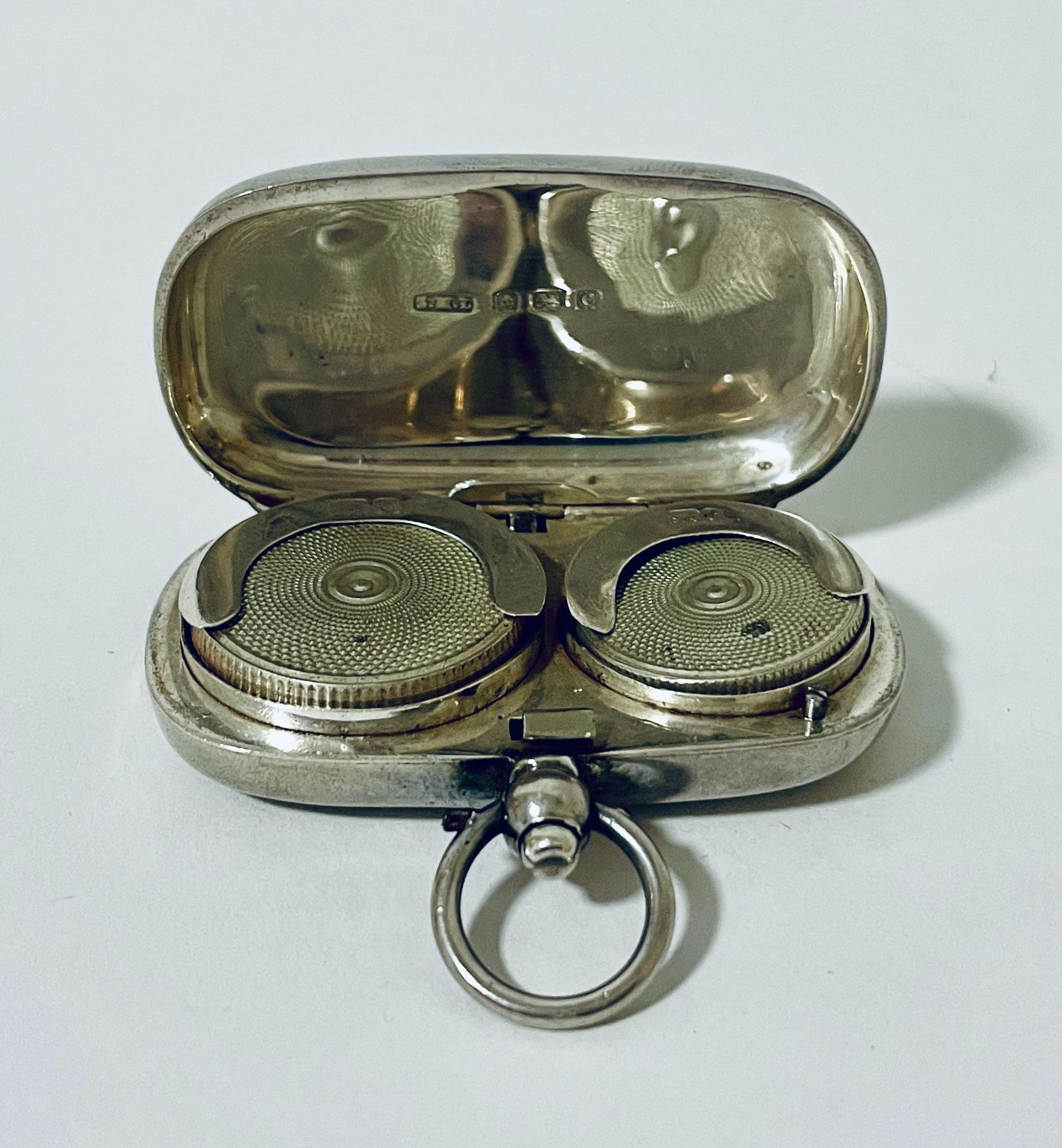 Antique Silver Double Sovereign Holder (1 of 15) Antique Silver Double Sovereign Holder (1 of 15)