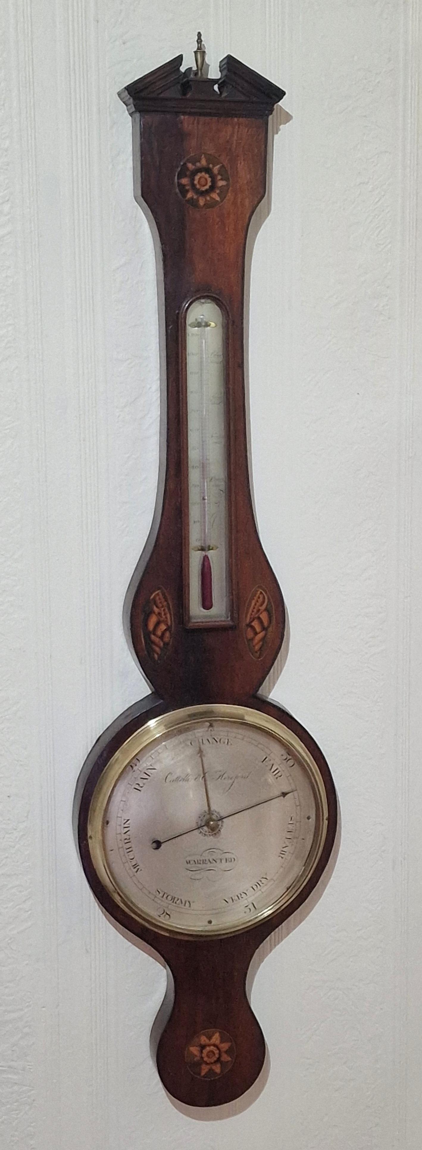 Georgian Barometer - Catelly & Co Hereford (1 of 5) Georgian Barometer - Catelly & Co Hereford (1 of 5)