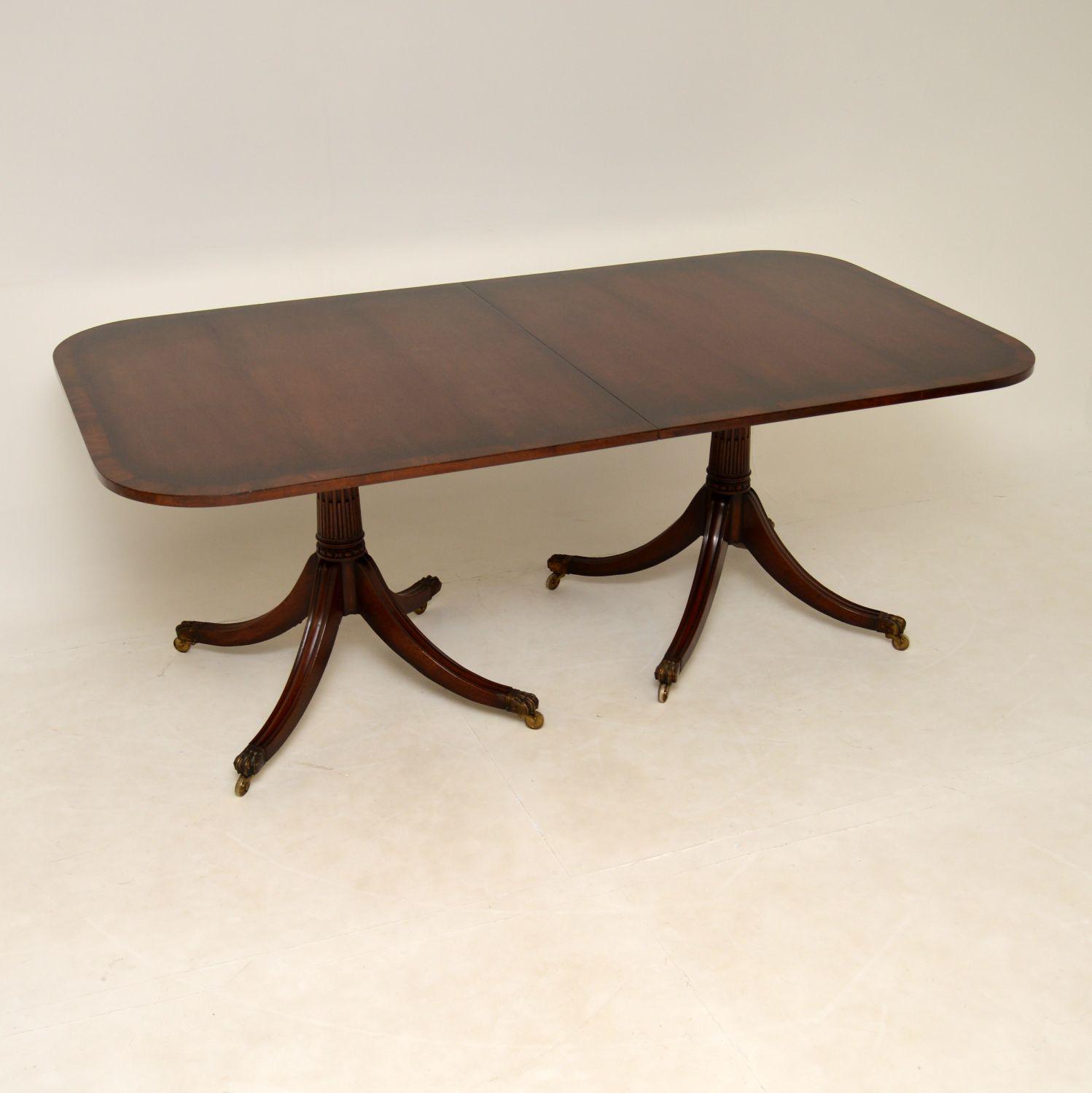 Antique Regency Style Mahogany Extending Dining Table (1 of 11) Antique Regency Style Mahogany Extending Dining Table (1 of 11)