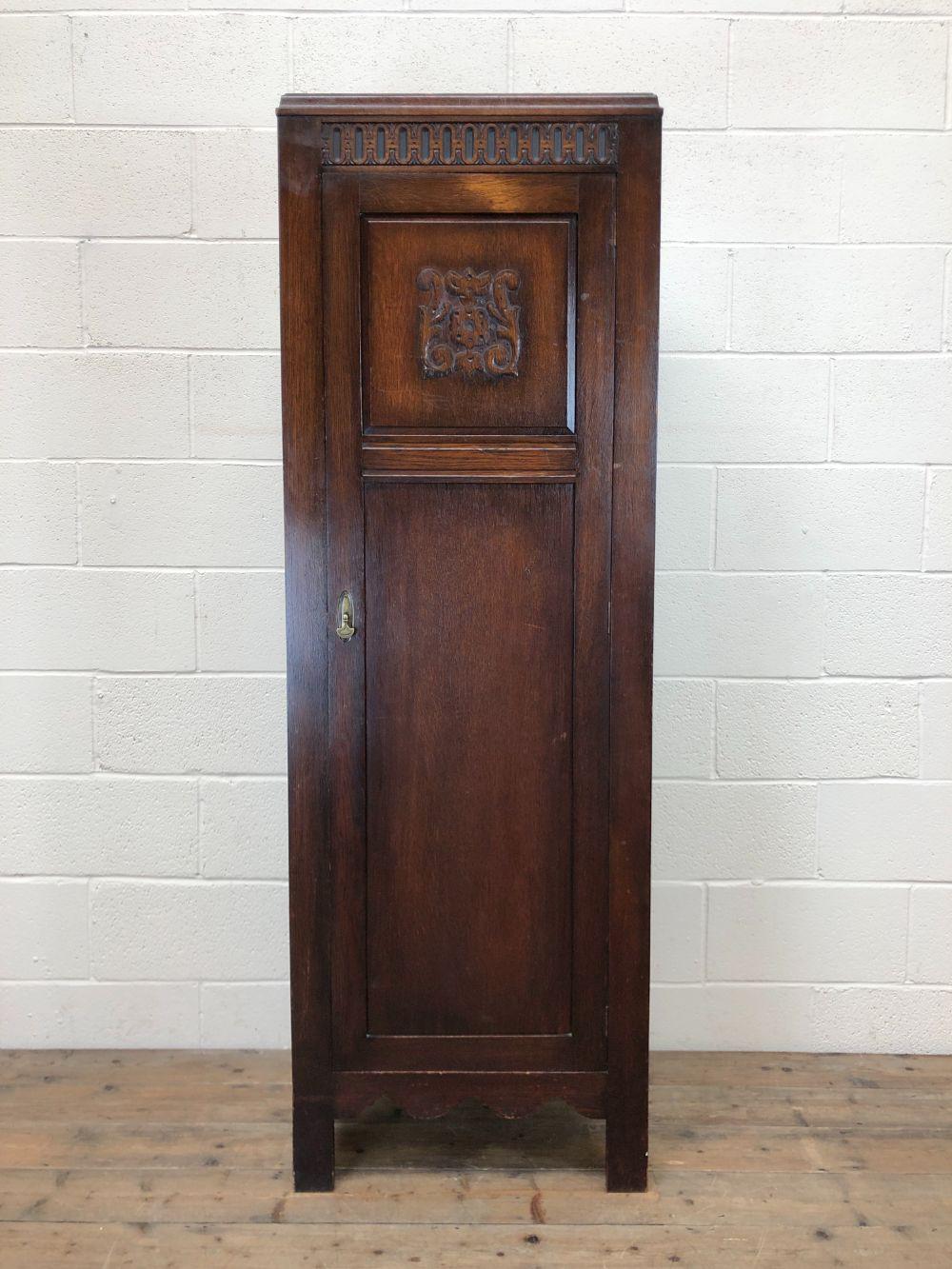 Antique Oak Hall Cupboard (m-2118) (1 of 10) Antique Oak Hall Cupboard (m-2118) (1 of 10)