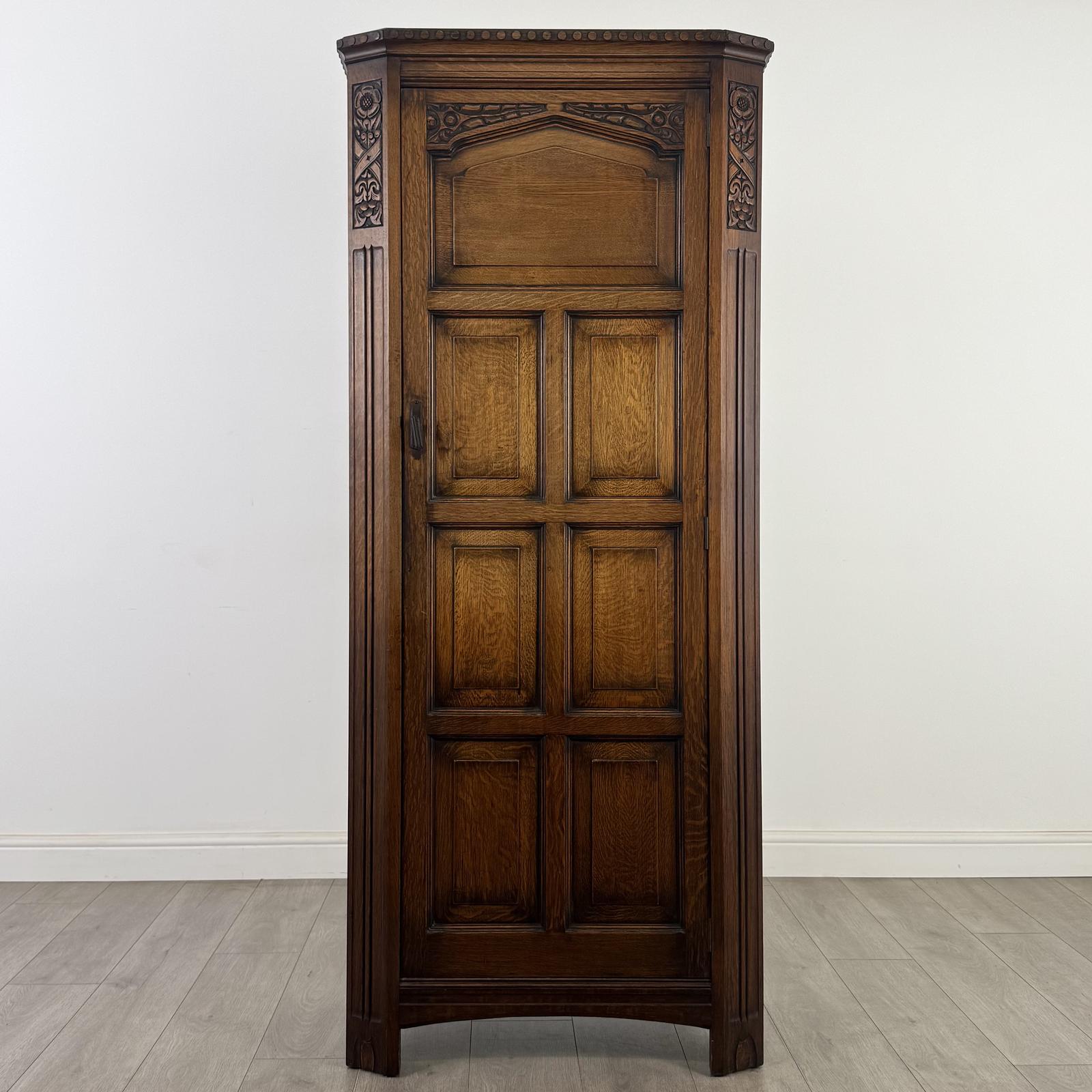 Antique 20th Century Edwardian Wardrobe In Oak (1 of 9) Antique 20th Century Edwardian Wardrobe In Oak (1 of 9)
