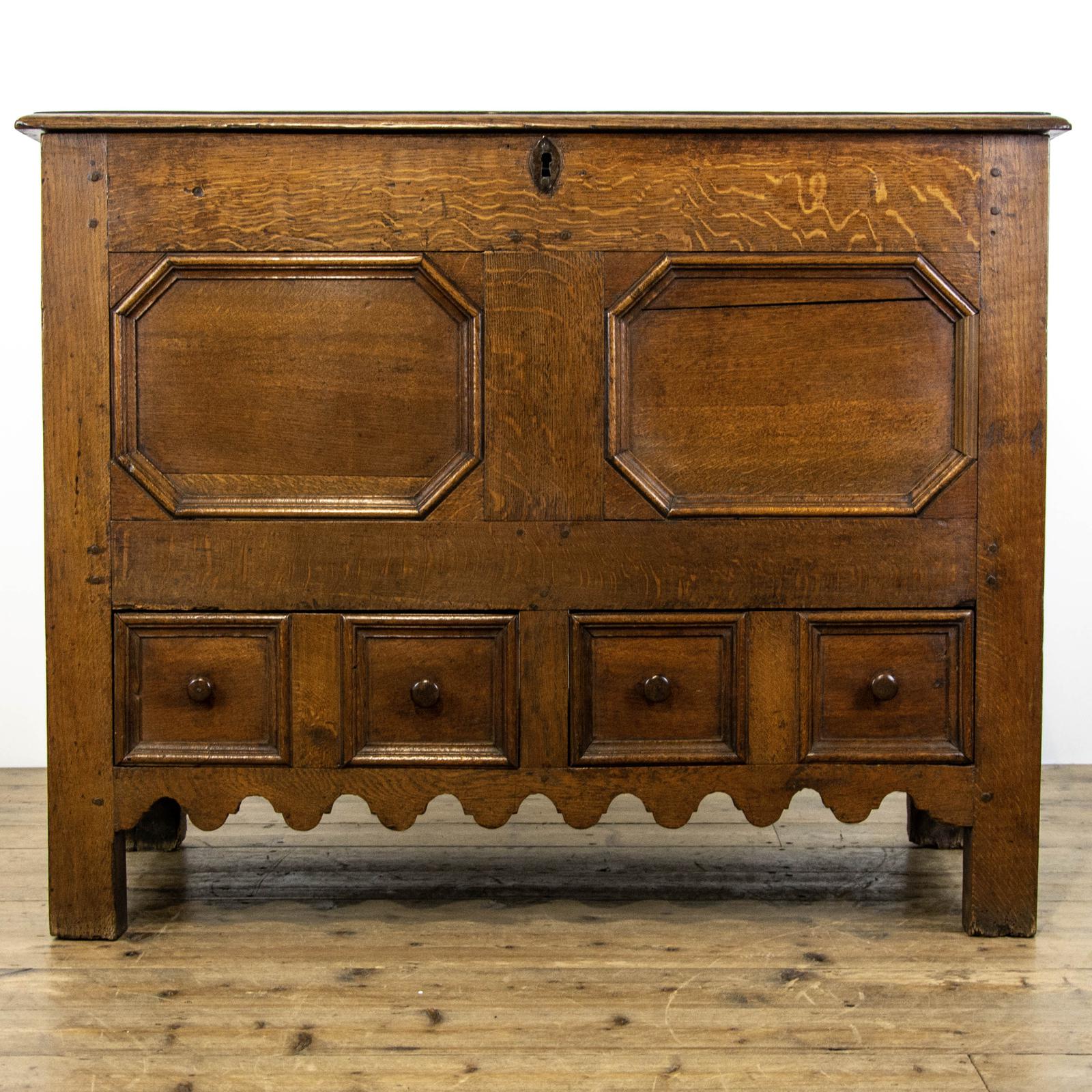 Unusual Antique Oak Mule Chest (1 of 10) Unusual Antique Oak Mule Chest (1 of 10)