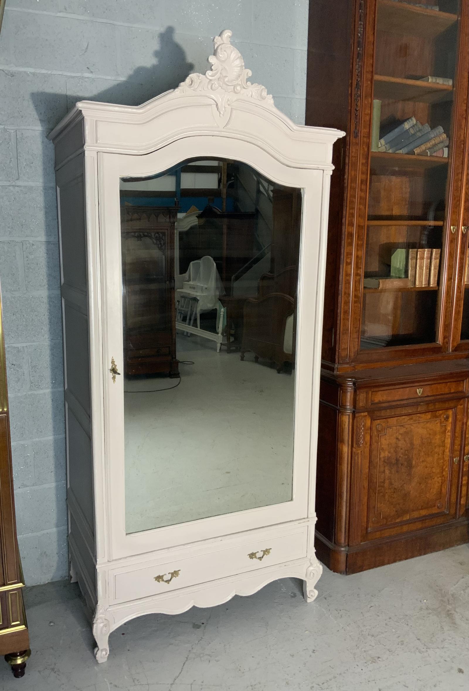 Painted French Carved Armoire (1 of 8) Painted French Carved Armoire (1 of 8)