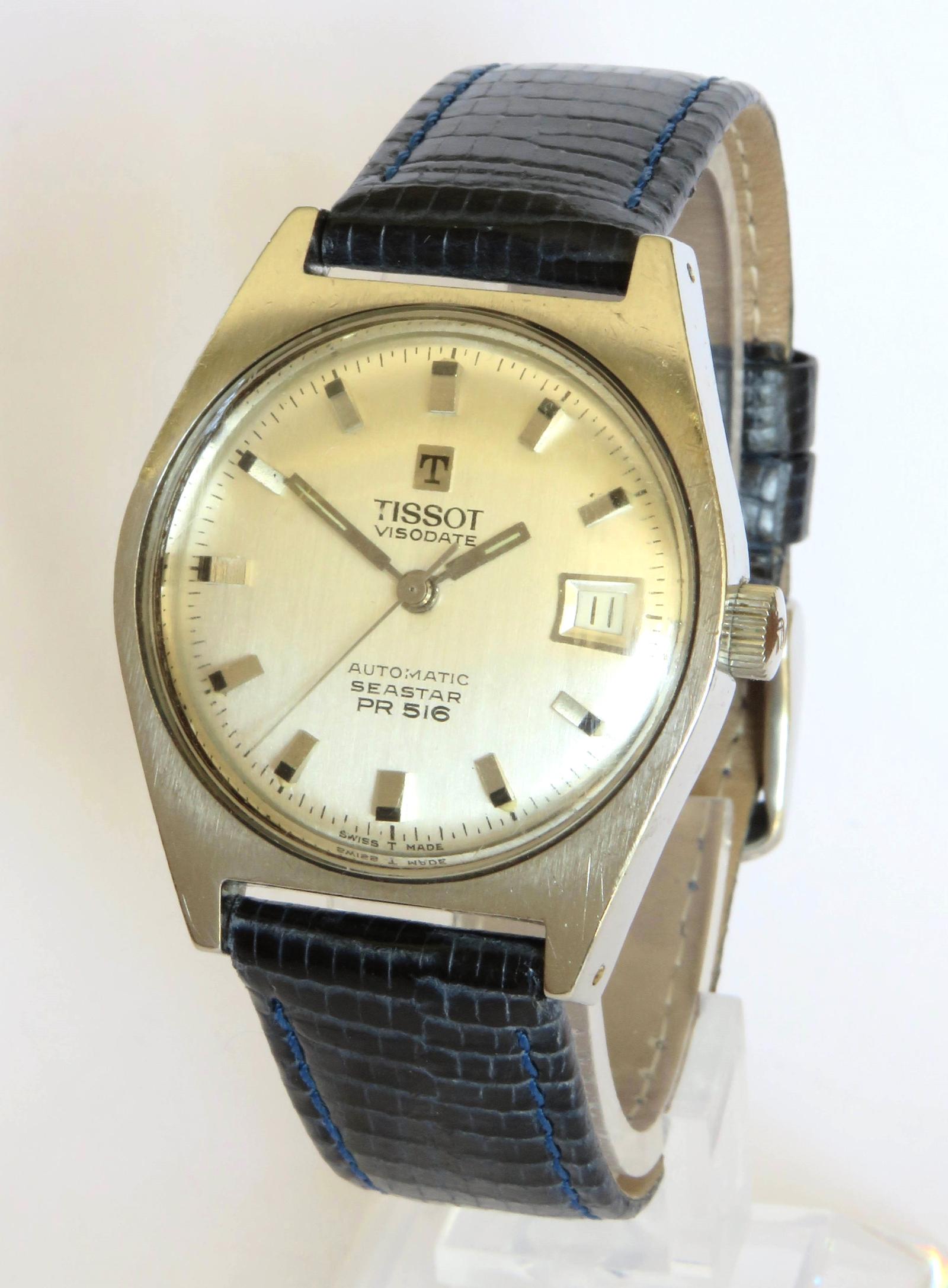 Watch : Gents Tissot Visodate Seastar PR516 Wrist Watch, 1966 (1 of 4)