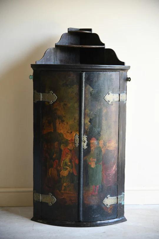 Georgian Painted Corner Cupboard (1 of 14)