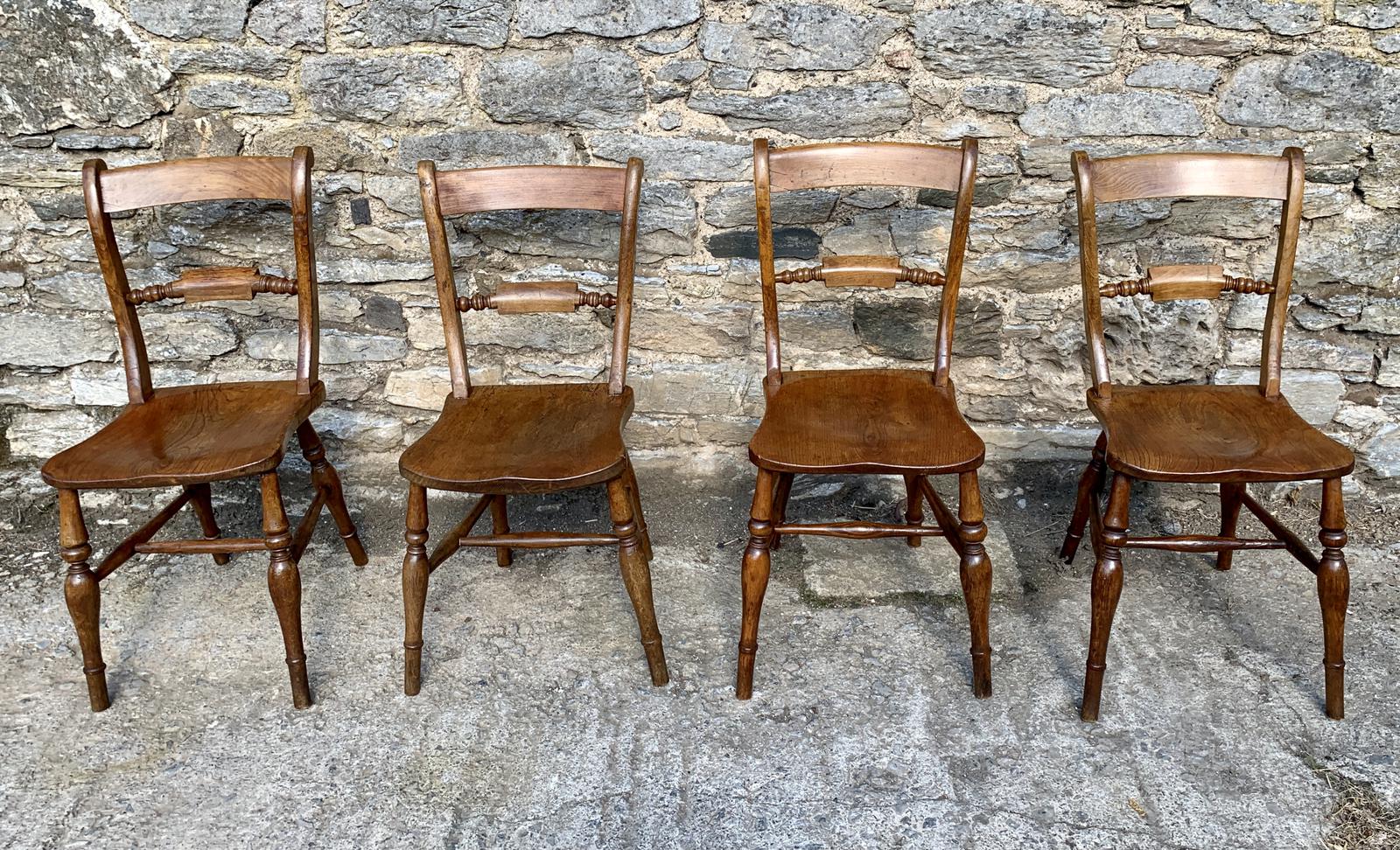 Set of 4 Victorian Bar Back Dining Chairs (1 of 14) Set of 4 Victorian Bar Back Dining Chairs (1 of 14)