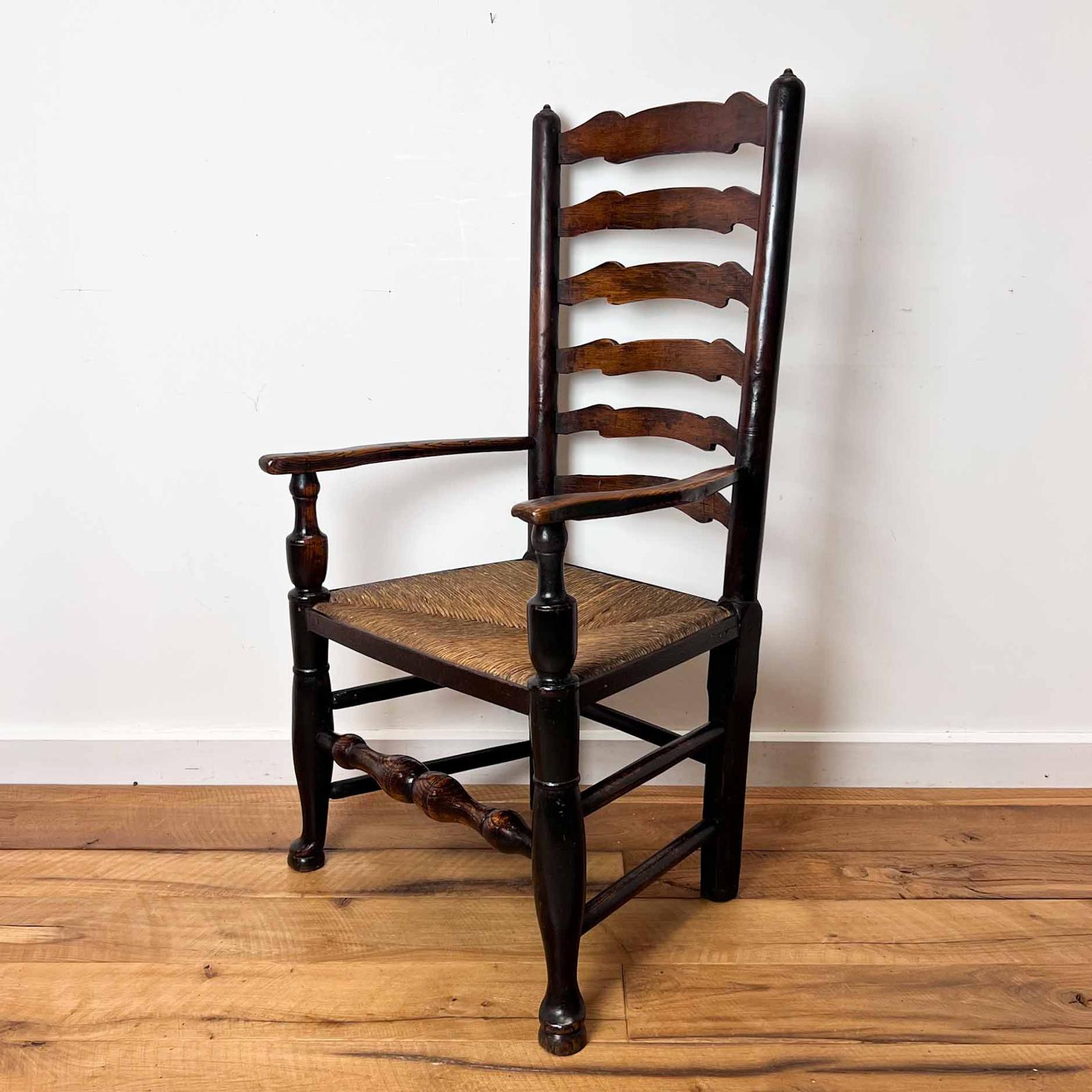 Antique Ladder Back Carver Chair LA417373