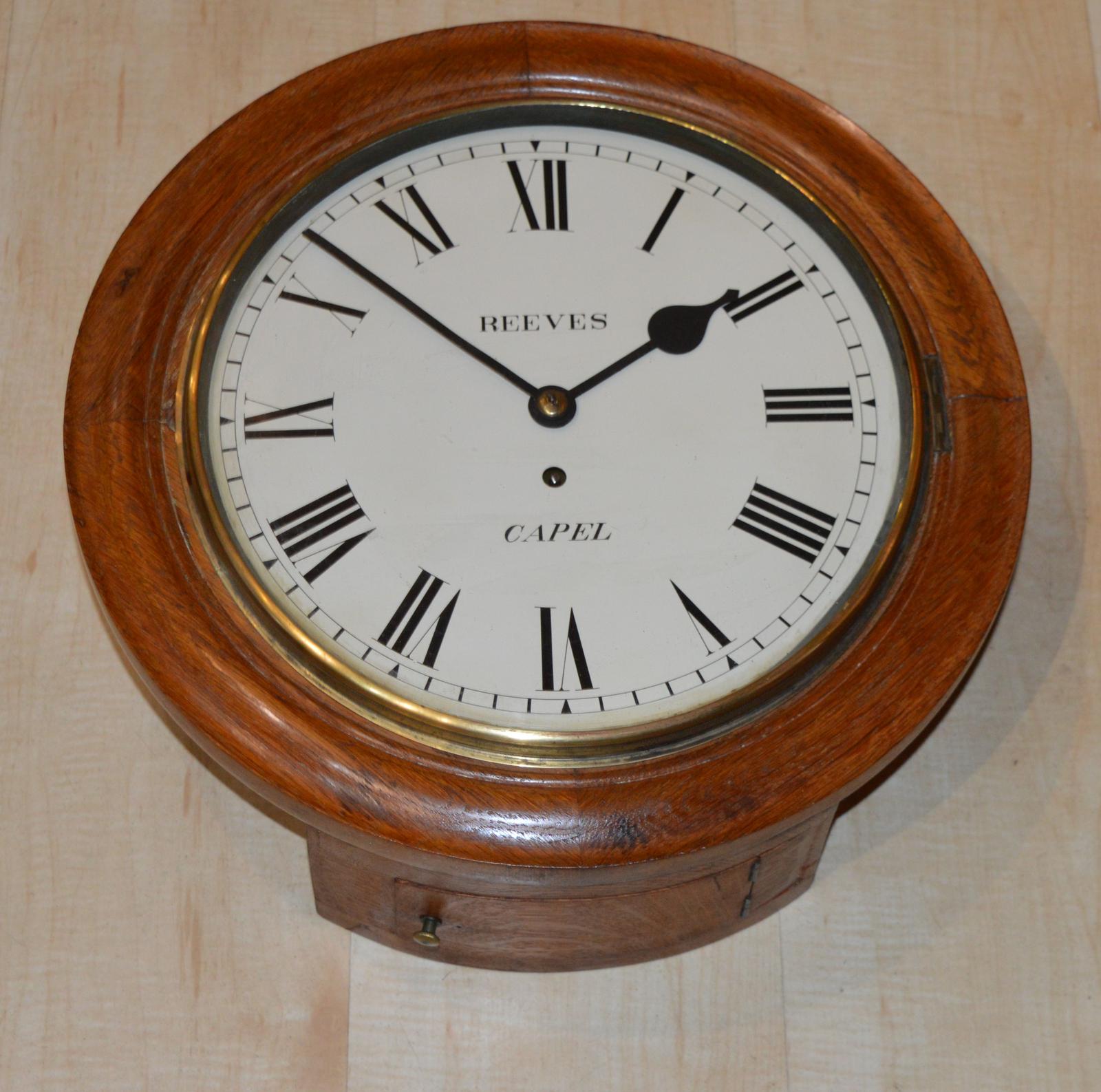 Fusee Dial Wall Clock Reeves of Capel (1 of 4) Fusee Dial Wall Clock Reeves of Capel (1 of 4)